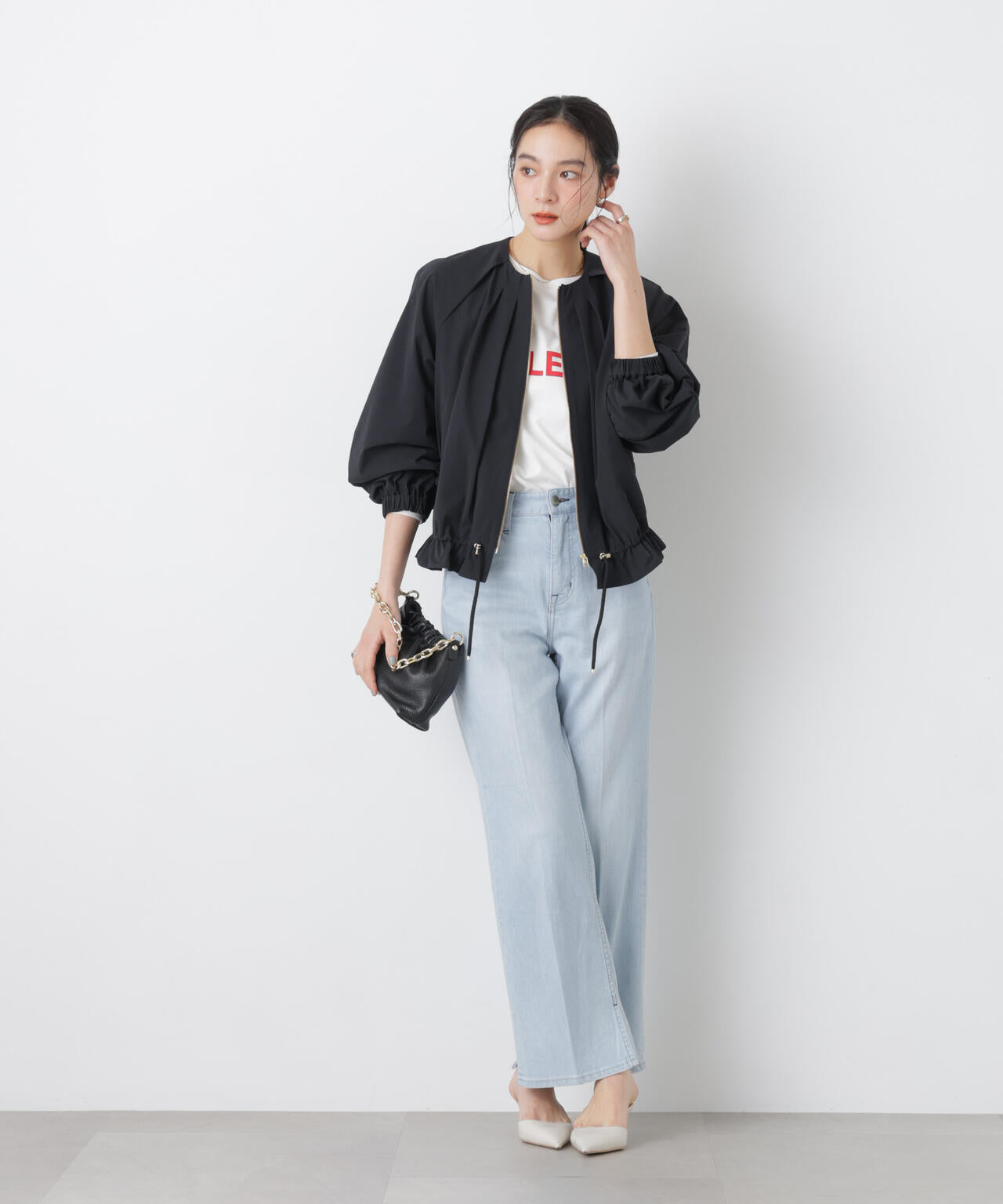 U by SPICK&SPAN ノーカラードロストブルゾン ノーカラードロストブルゾン◇ | ユー バイ スピック＆スパン(U by