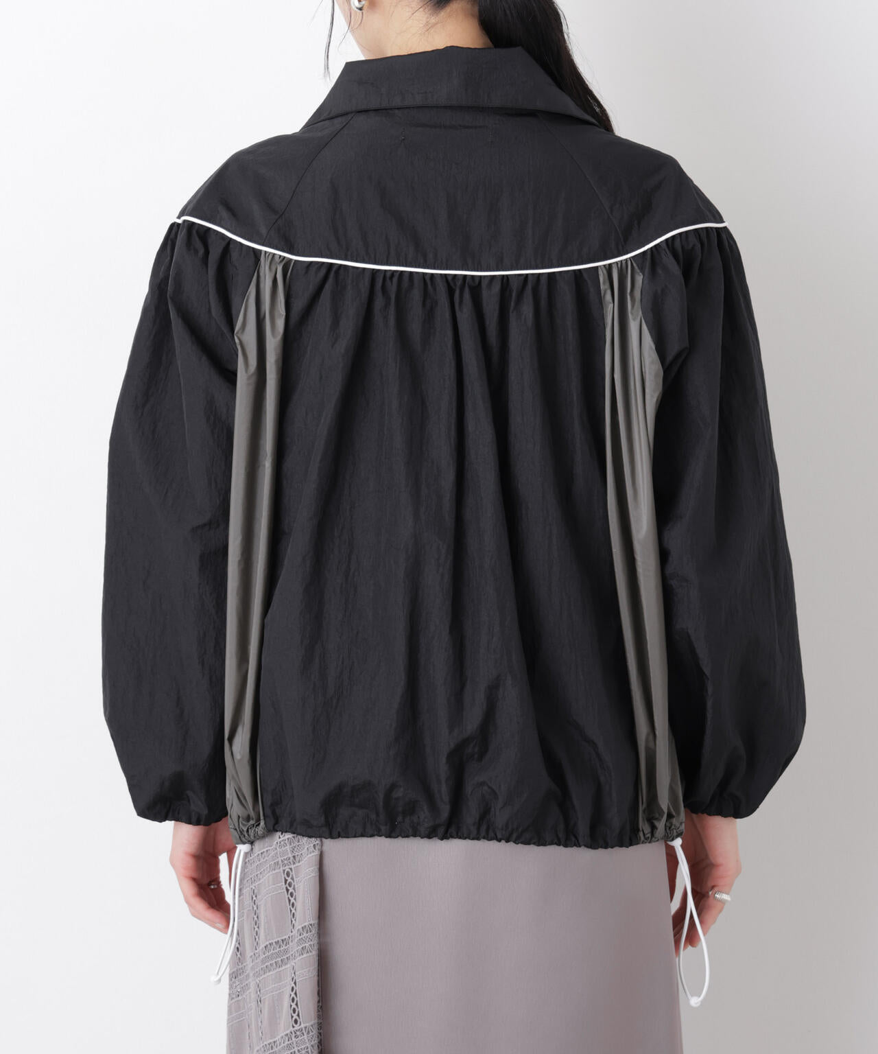 シアーライトギャザーブルゾン