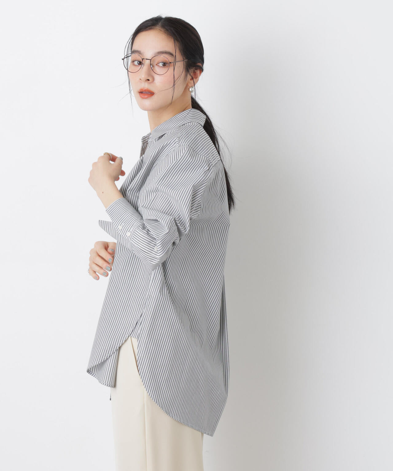 2wayオーバーシャツ