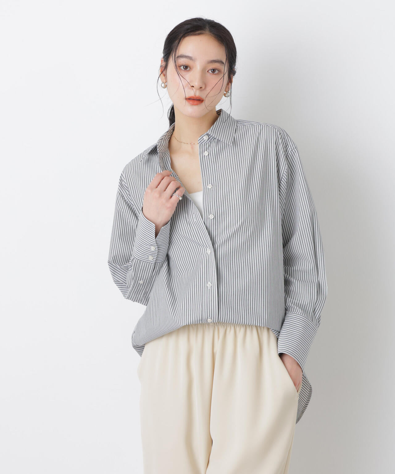 2wayオーバーシャツ