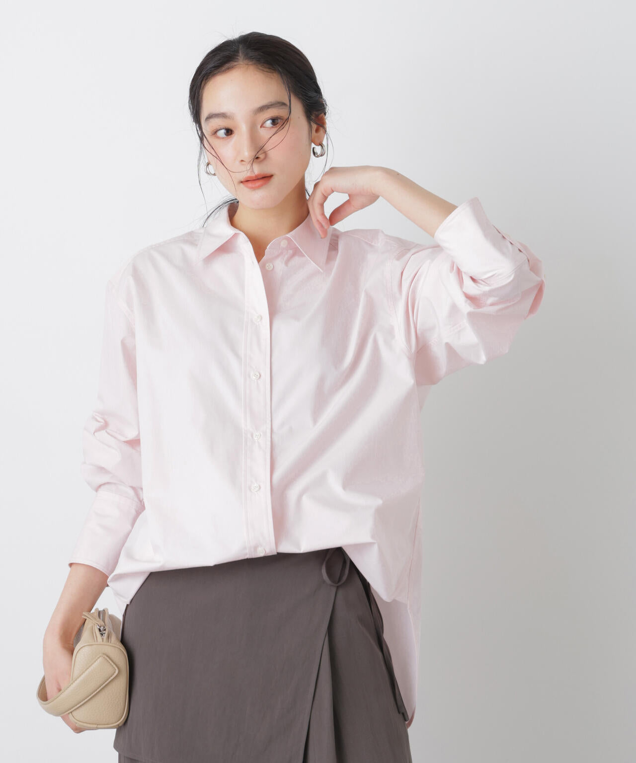 2wayオーバーシャツ