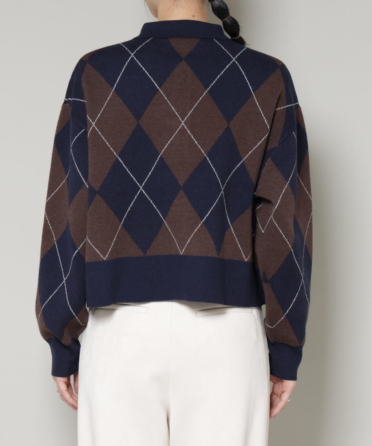 アーガイルワイドポロニット