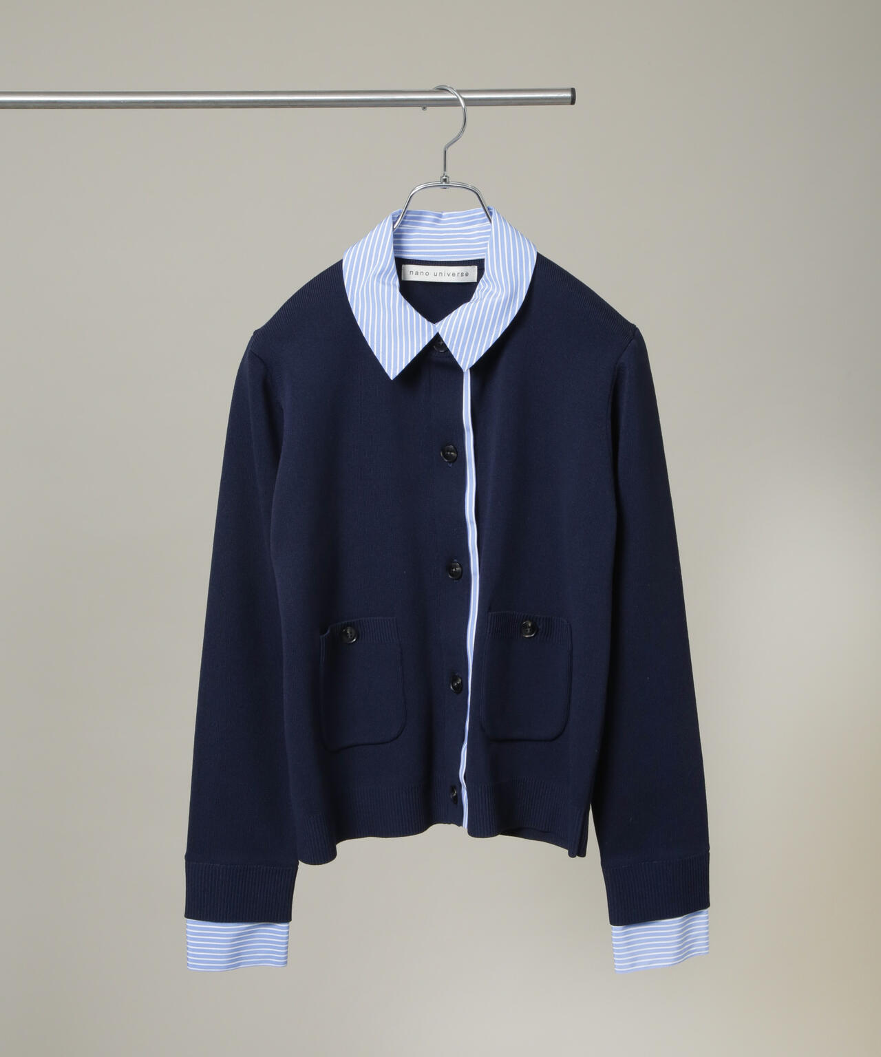 シャツドッキングニットカーディガン