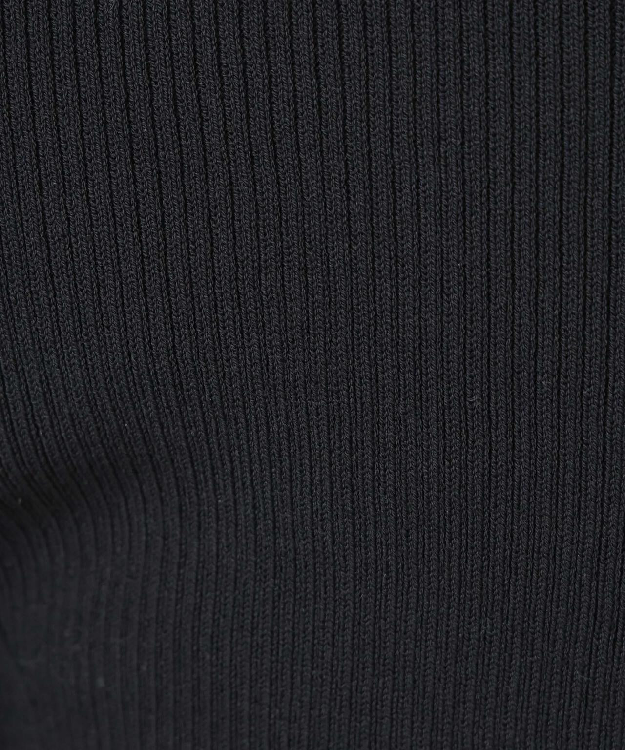 ウォッシャブルハイツイスト五分袖リブニット