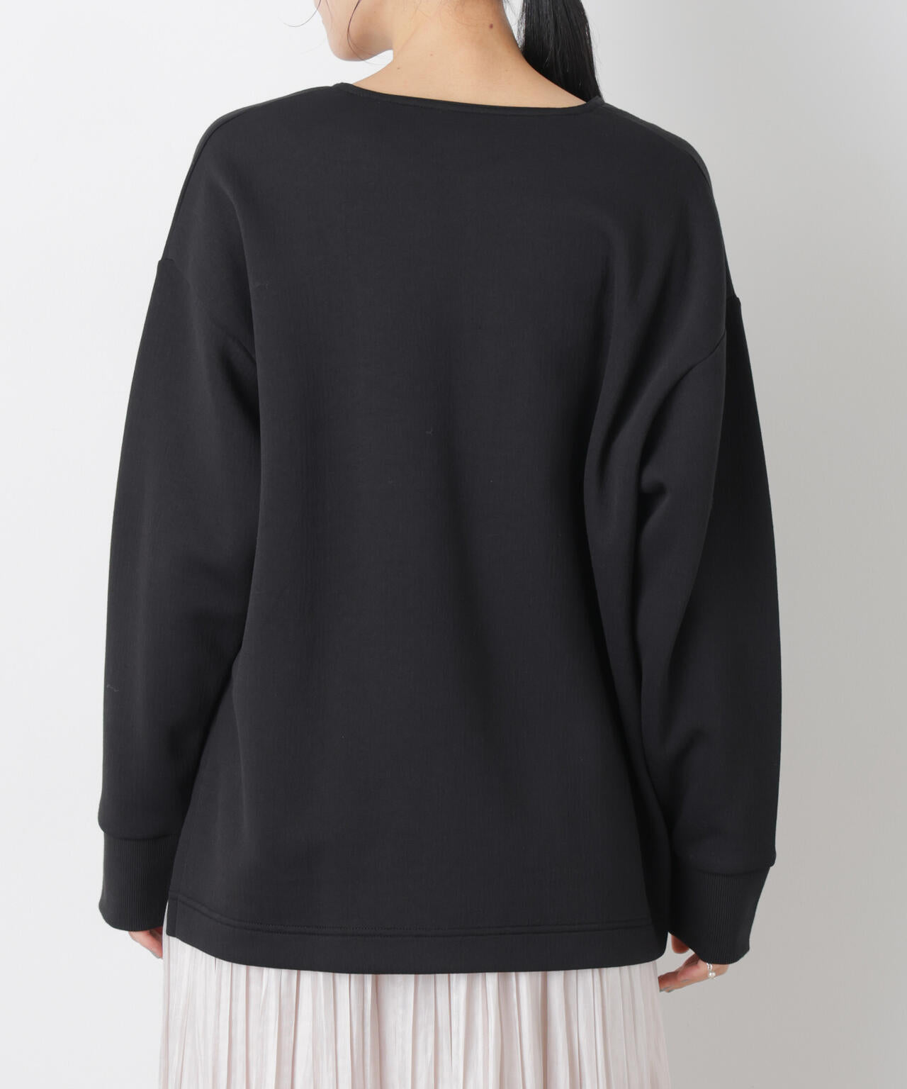 コラボ美品 ila × nano universe stadium jumper ダンボールカットキーネックスリットトップス | NANO universe（ナノ