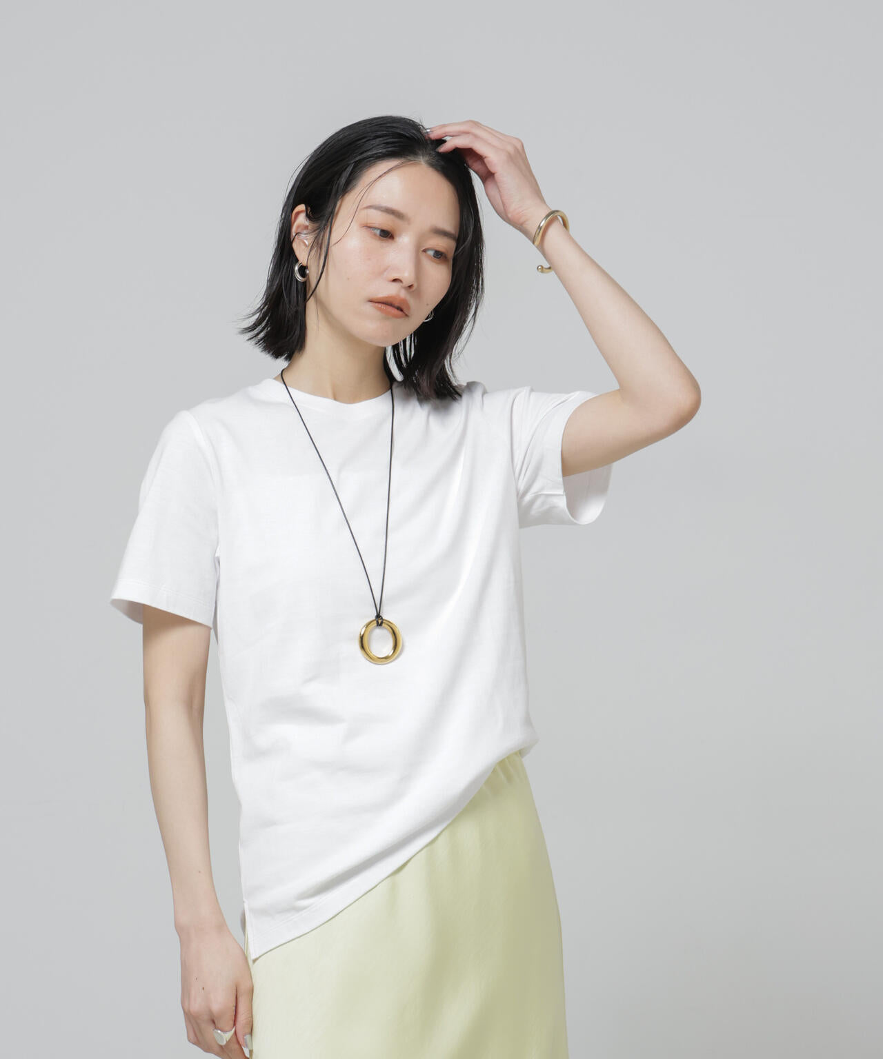 Anti Soaked(R) 汗染み防止クルーネックTシャツ