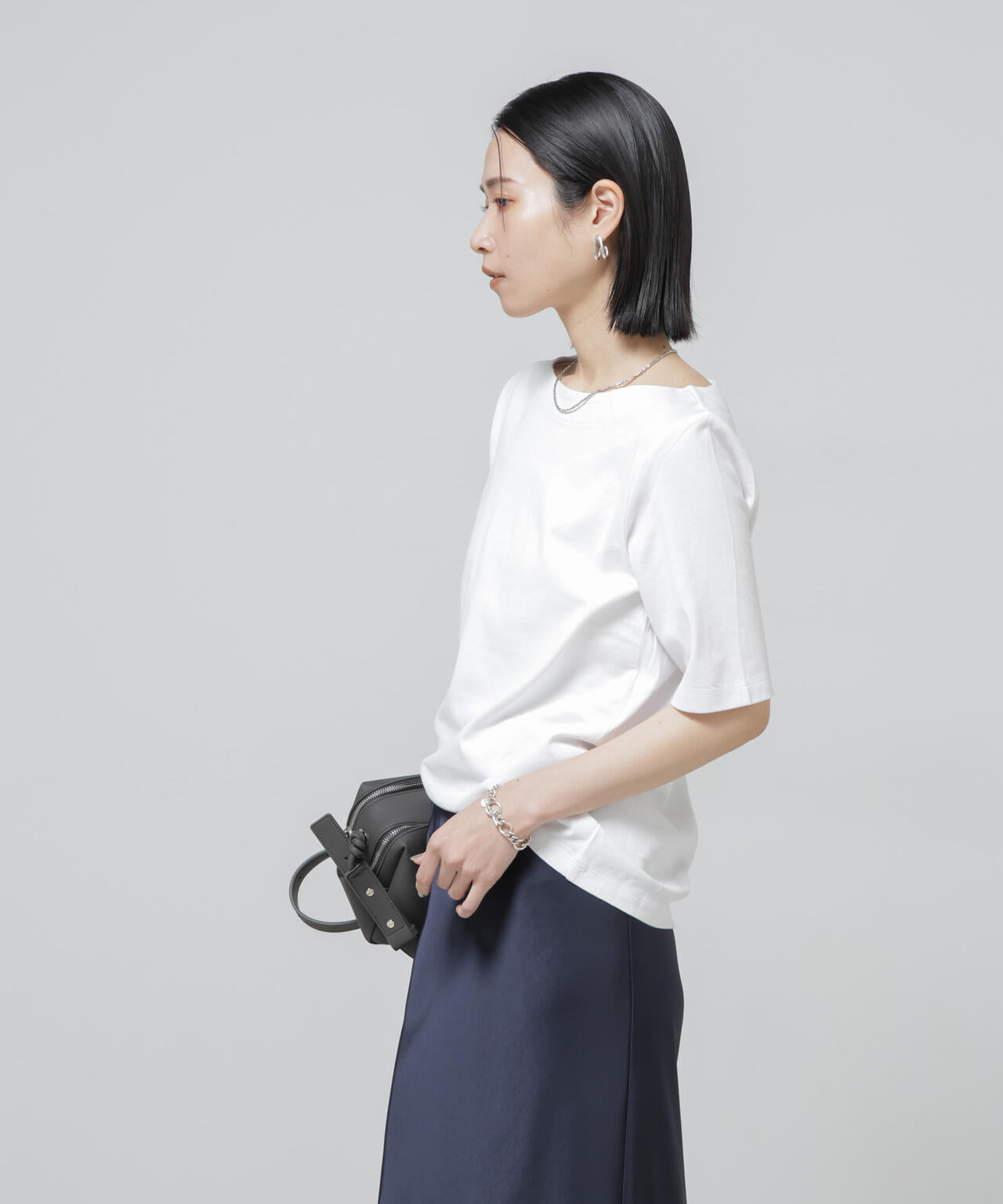 Anti Soaked(R) 汗染み防止ボートネックTシャツ