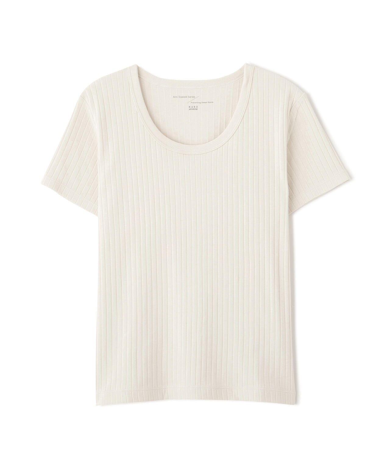 Anti Soaked(R) 汗染み防止コンパクトリブTシャツ
