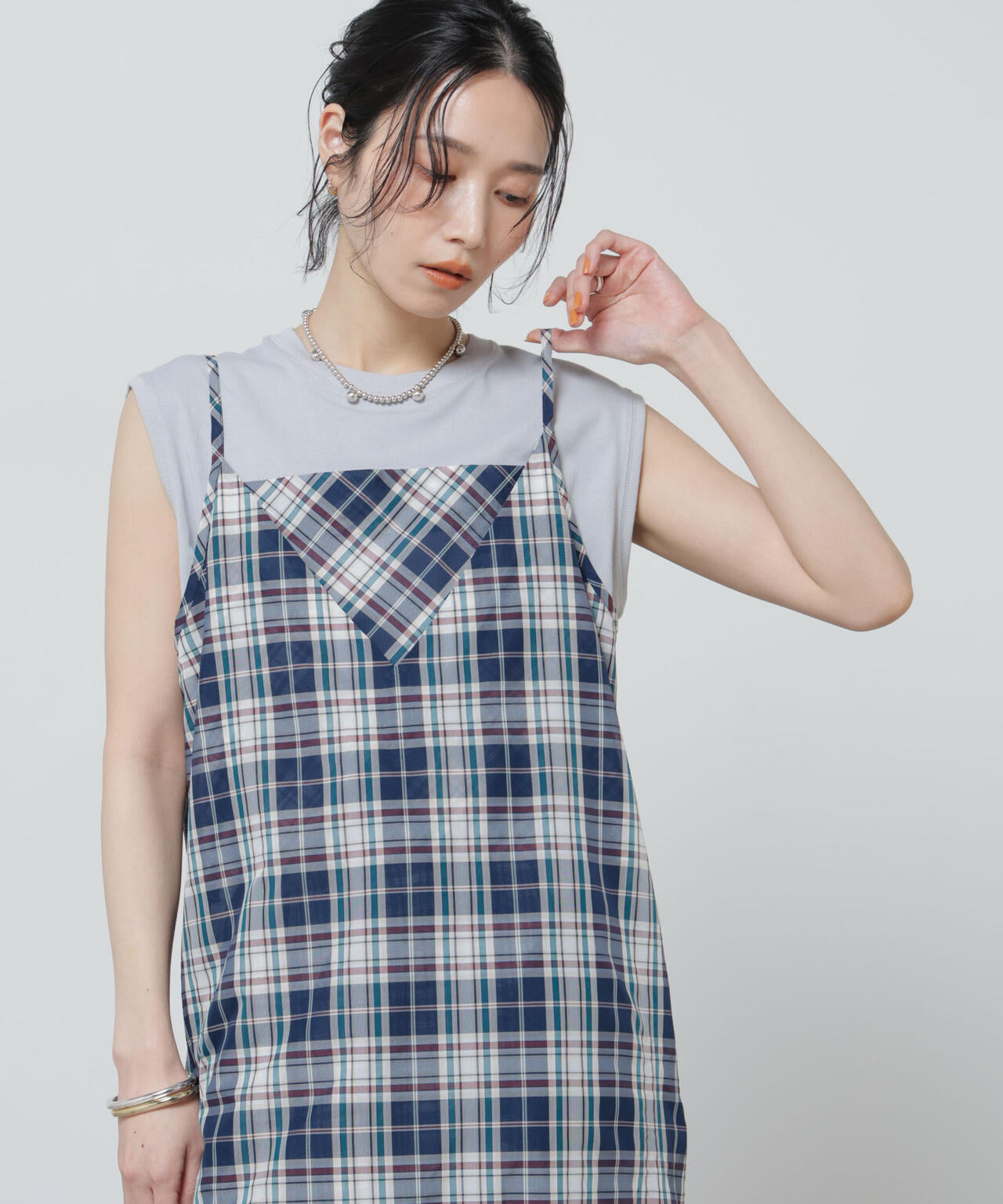 Anti Soaked(R) 汗染み防止カラフルノースリTシャツ | NANO universe