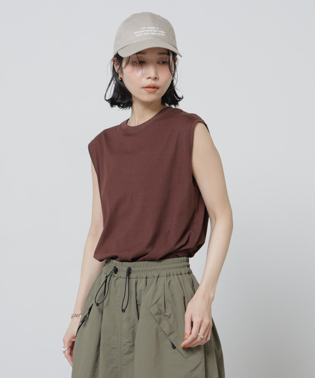 Anti Soaked(R) 汗染み防止カラフルノースリTシャツ