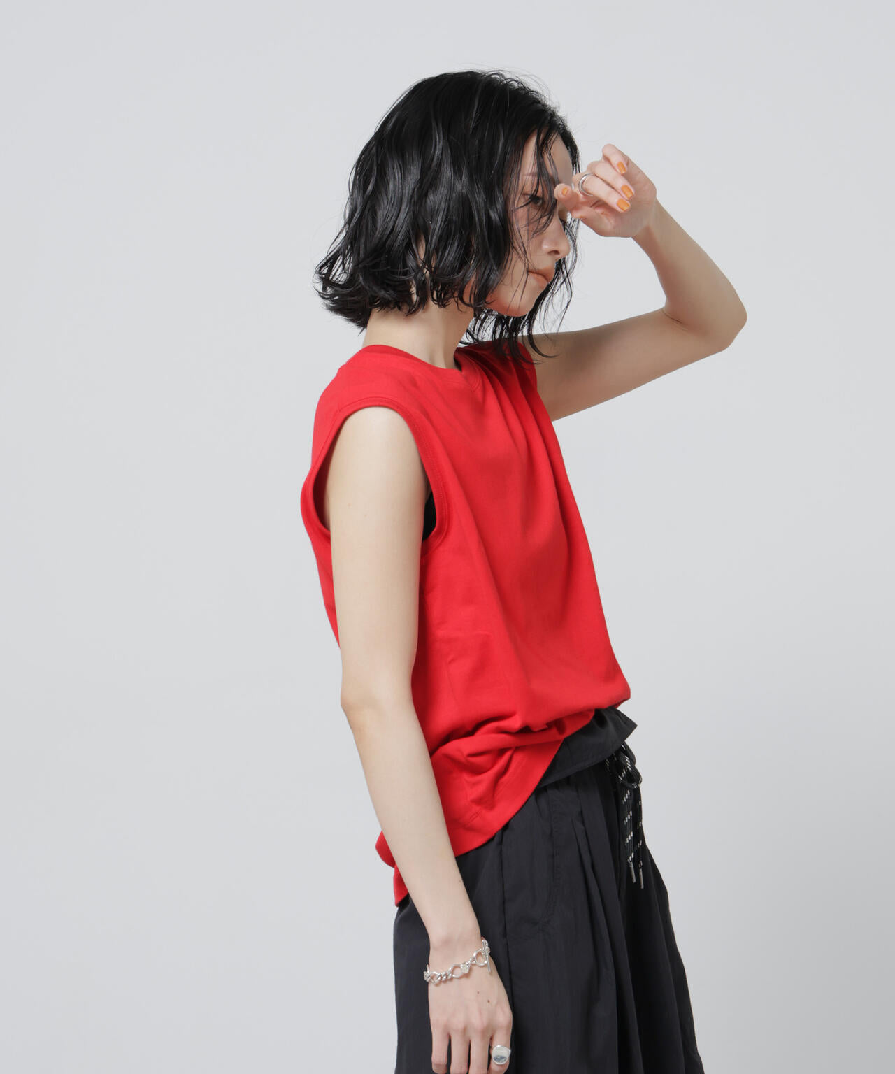 Anti Soaked(R) 汗染み防止カラフルノースリTシャツ