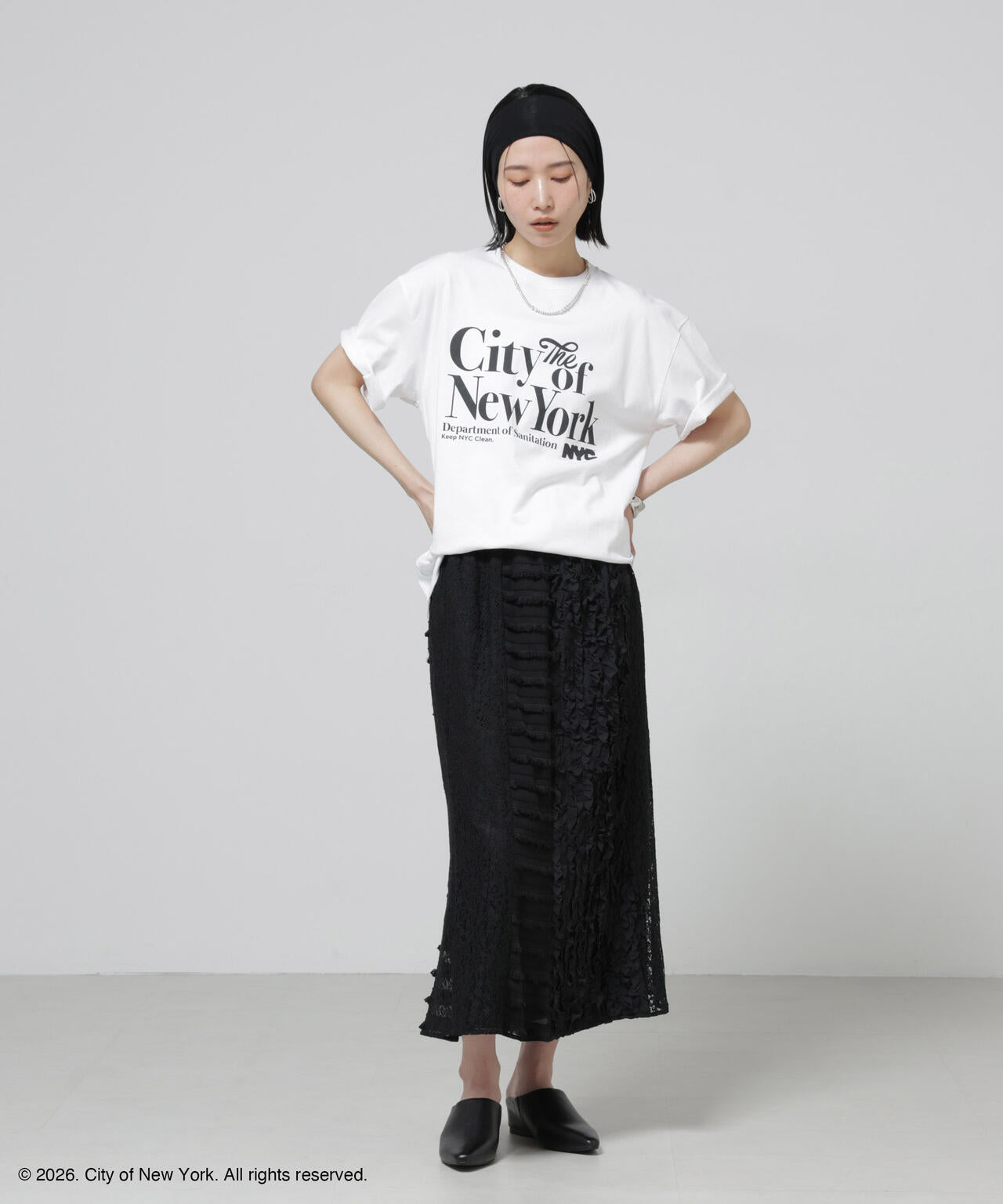 GOOD ROCK SPEED×Anti Soaked(R) 汗染み防止 NYC Tシャツ