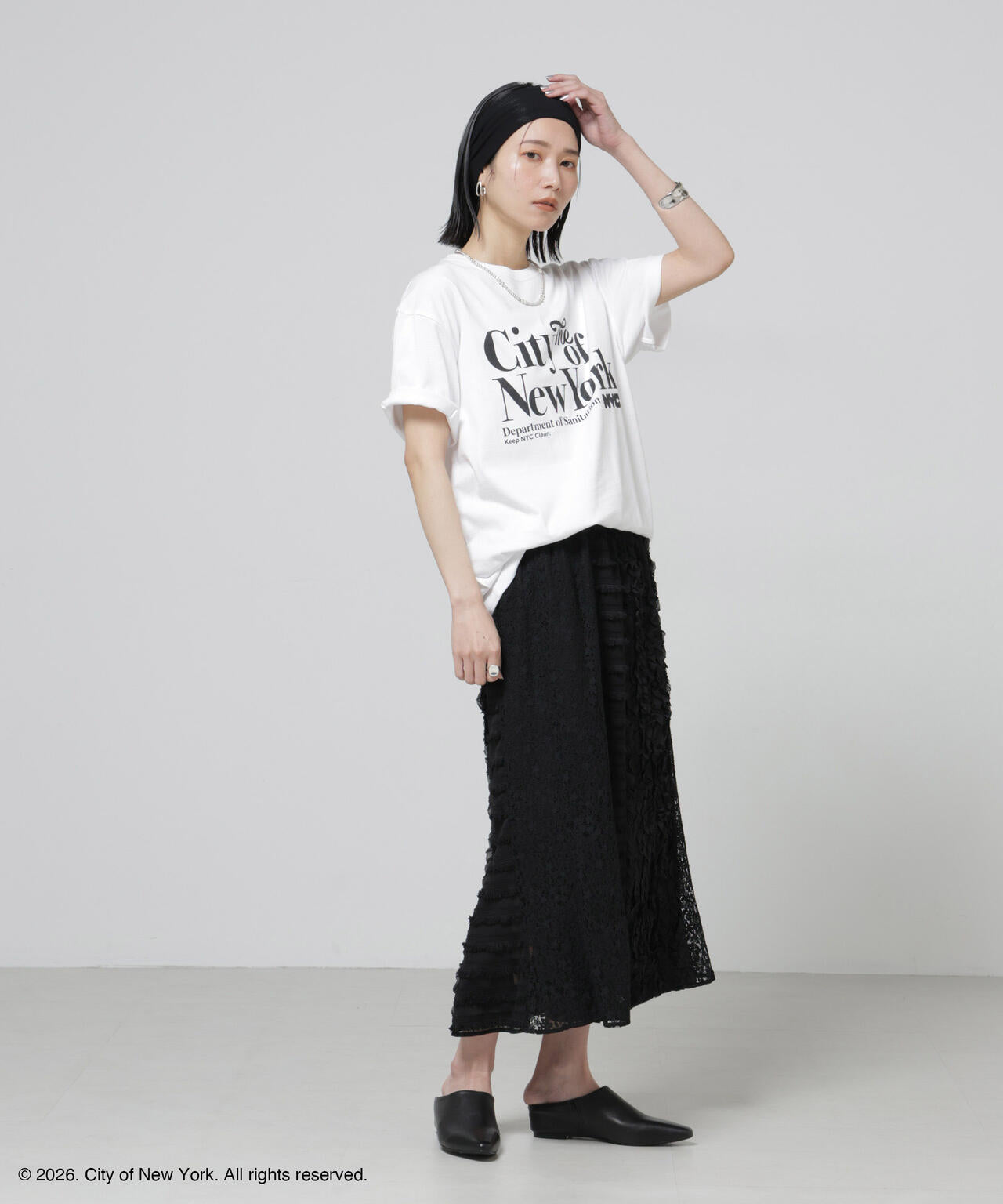 GOOD ROCK SPEED×Anti Soaked(R) 汗染み防止 NYC Tシャツ