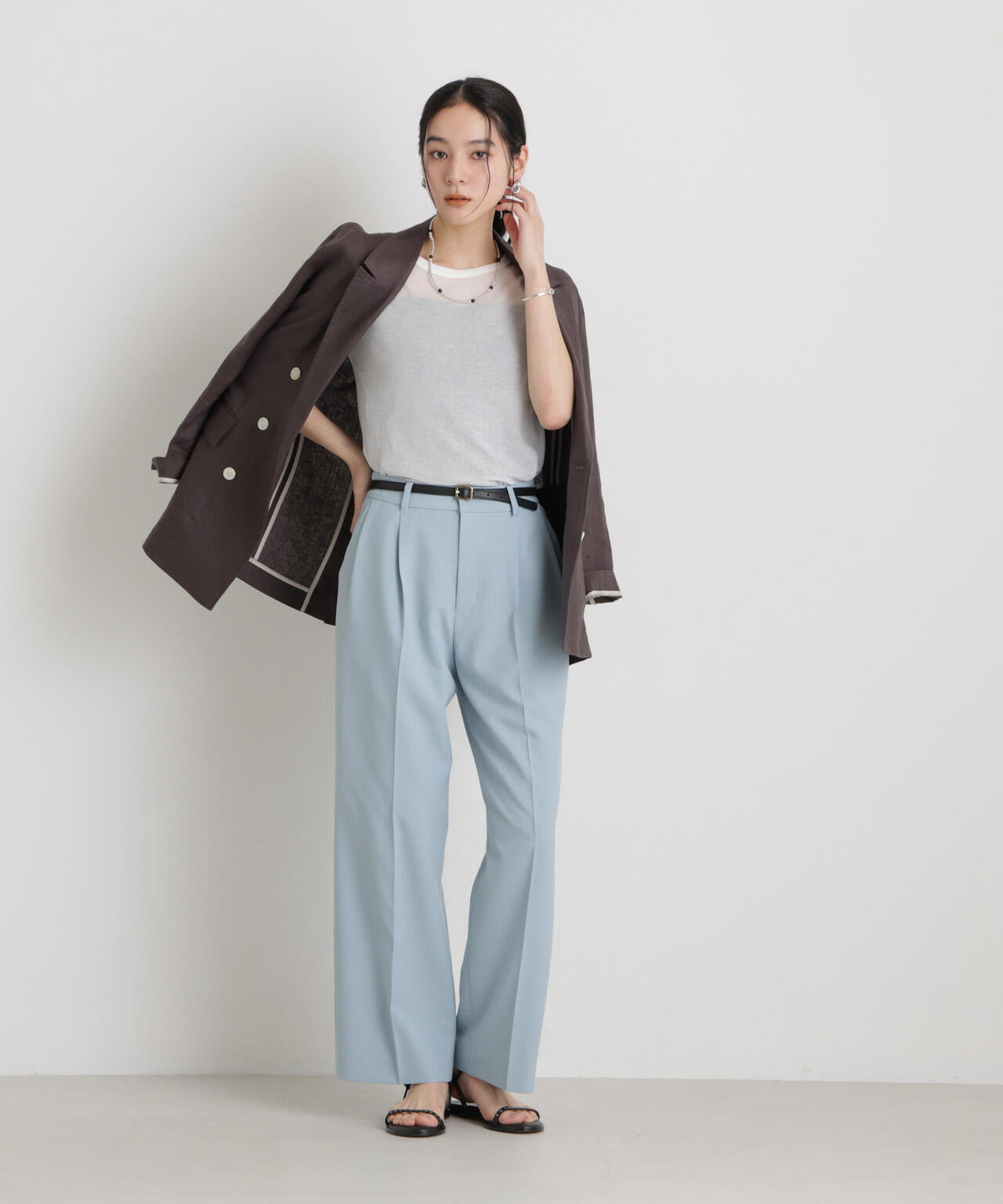 シアーツイストフライスTシャツ