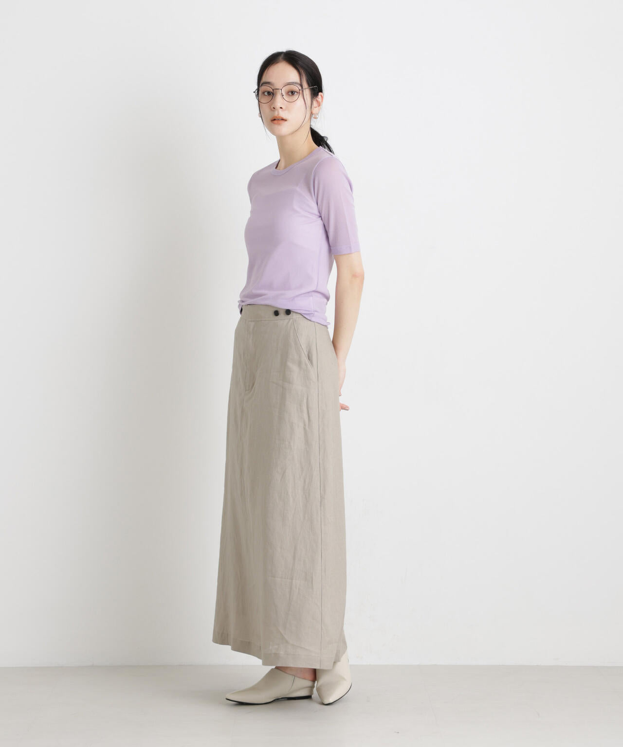 シアーツイストフライスTシャツ