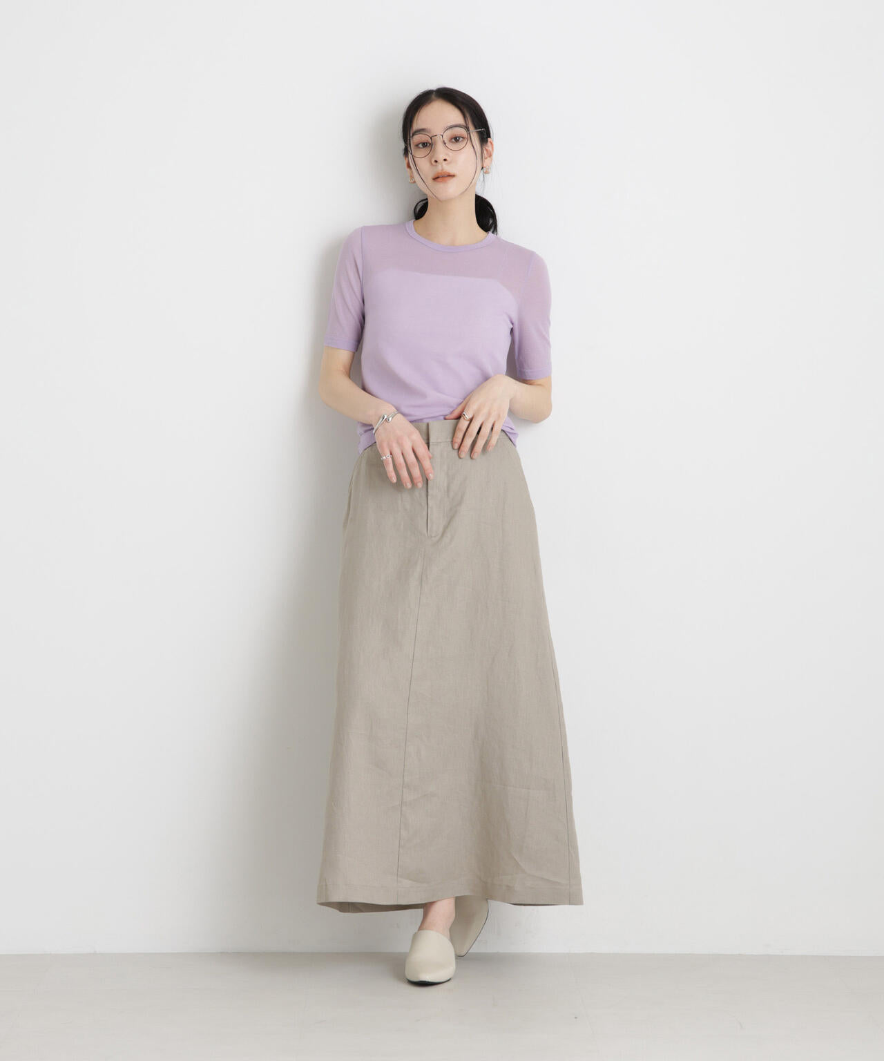 シアーツイストフライスTシャツ