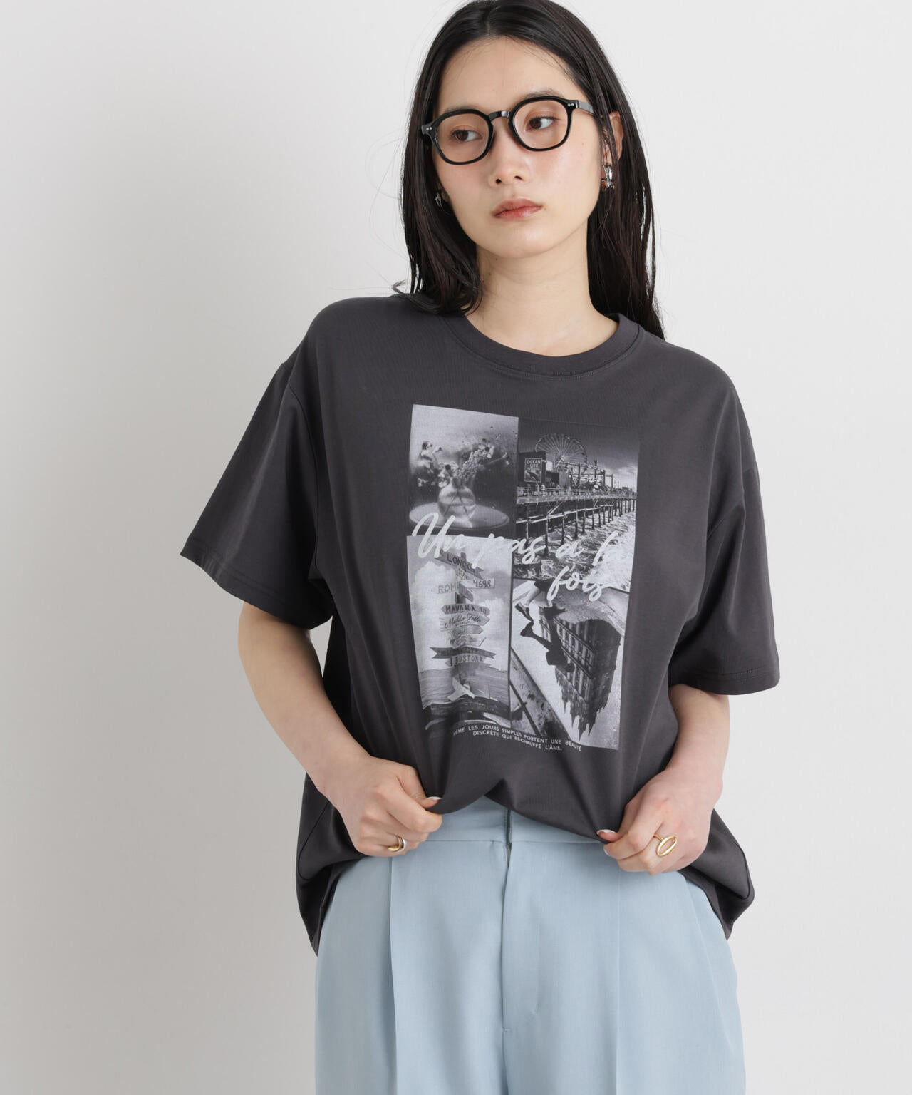 MINERALTEX(TM)フォトプリントTシャツ | NANO universe(ナノ MINERALTEX(TM)フォトプリントTシャツ | NANO universe(ナノ