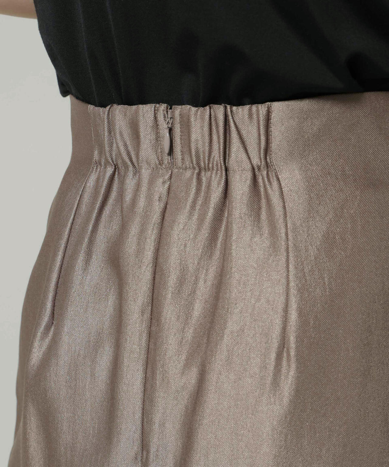 ブライトツイルサテンタイトスカート | NANO universe（ナノ