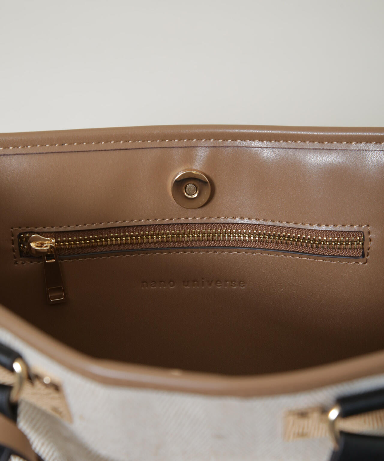 バイカラーキャンバスバッグ