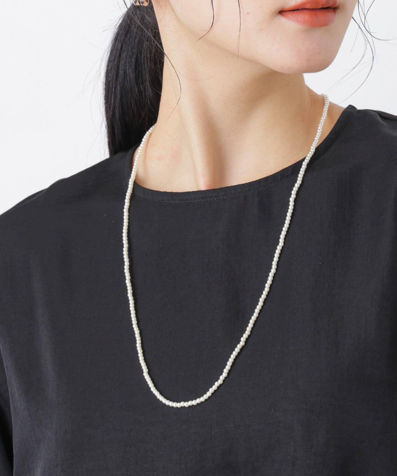 フェイクパールマルチウェイ3連ネックレス