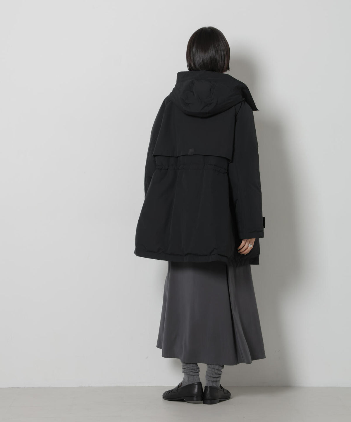 「西川ダウン(R)」ウエストドロストフードダウン