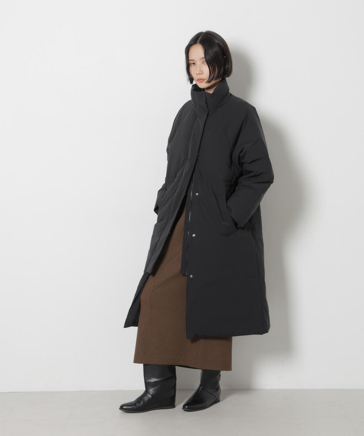 「My西川ダウン(R)」バラクラバフードロングダウン