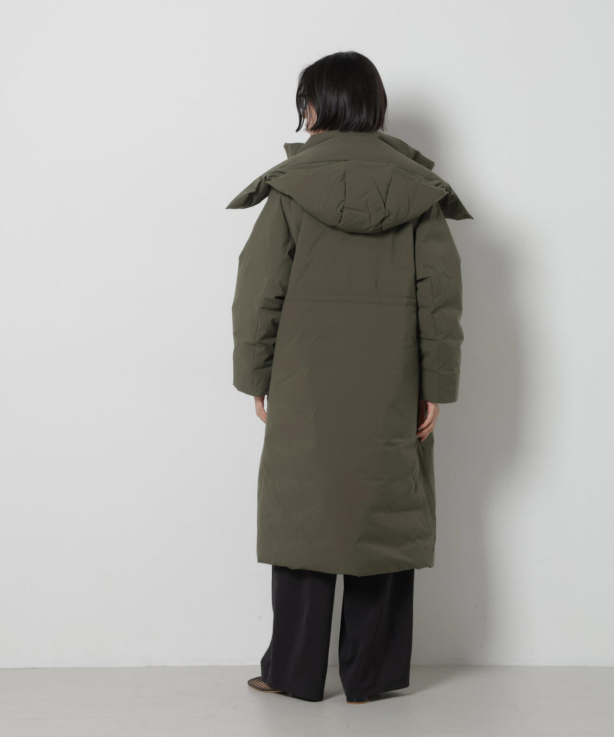 「My西川ダウン(R)」バラクラバフードロングダウン