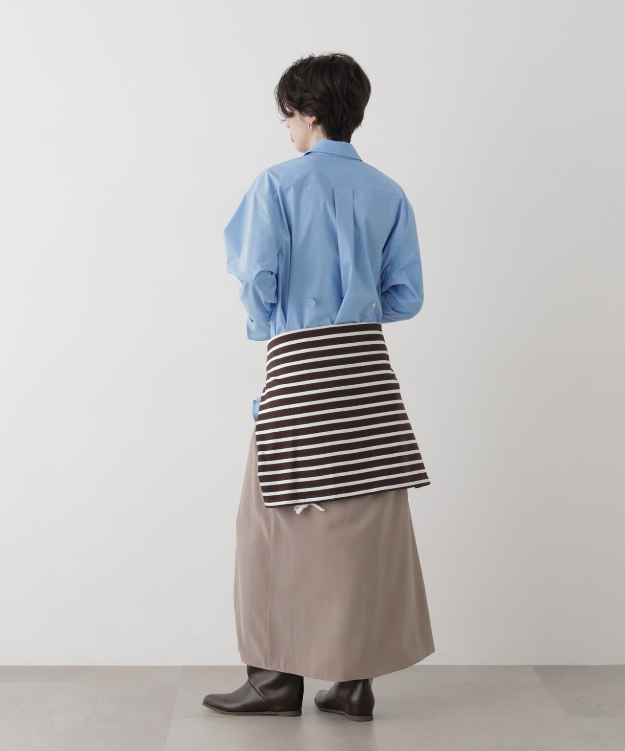 バックボタン2wayシャツ