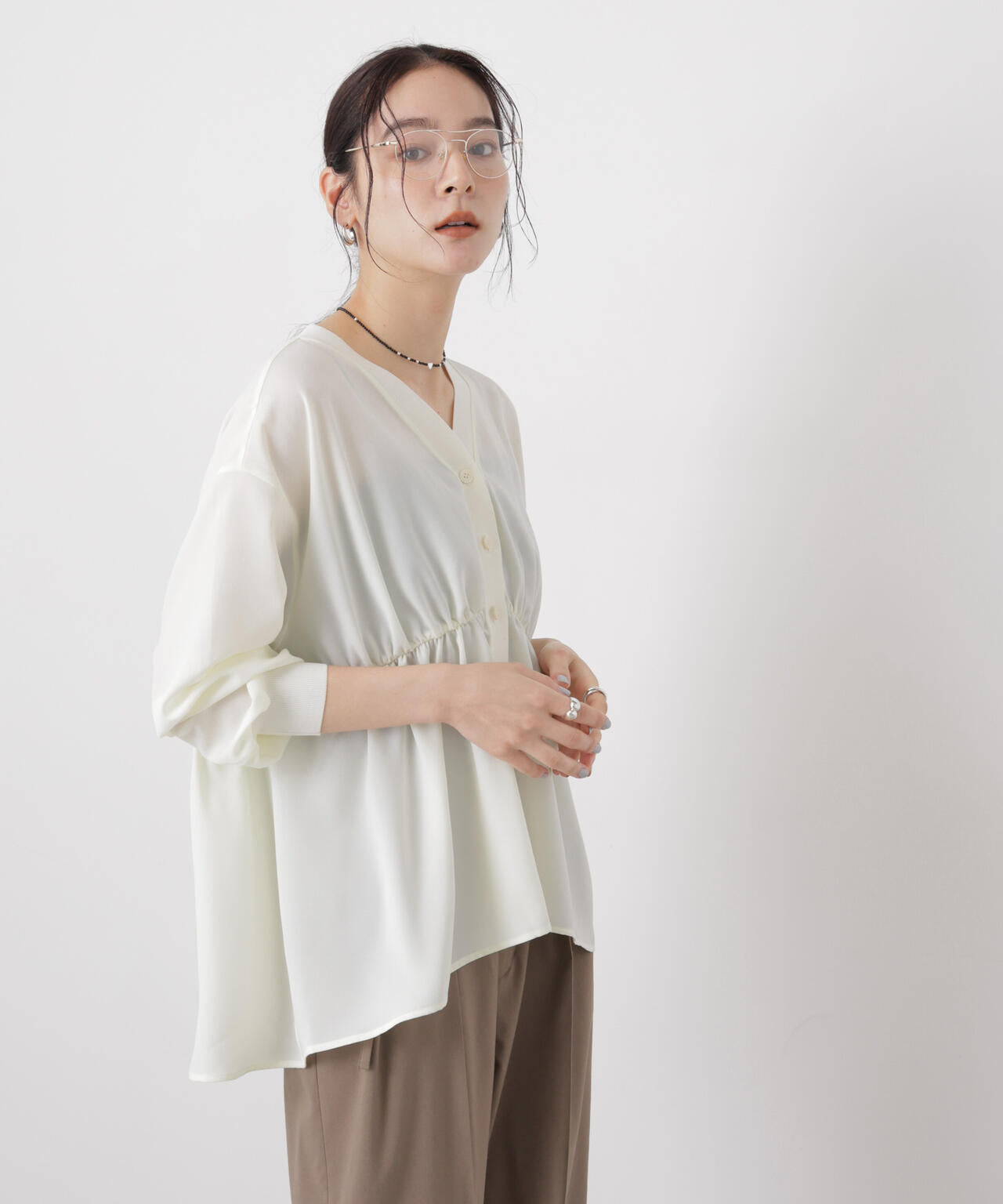 JOMA カーディフ　長袖ユニホーム　US XLサイズ　未使用品 ジョーゼットギャザーカーディガン | NANO universe（ナノ・ユニバース