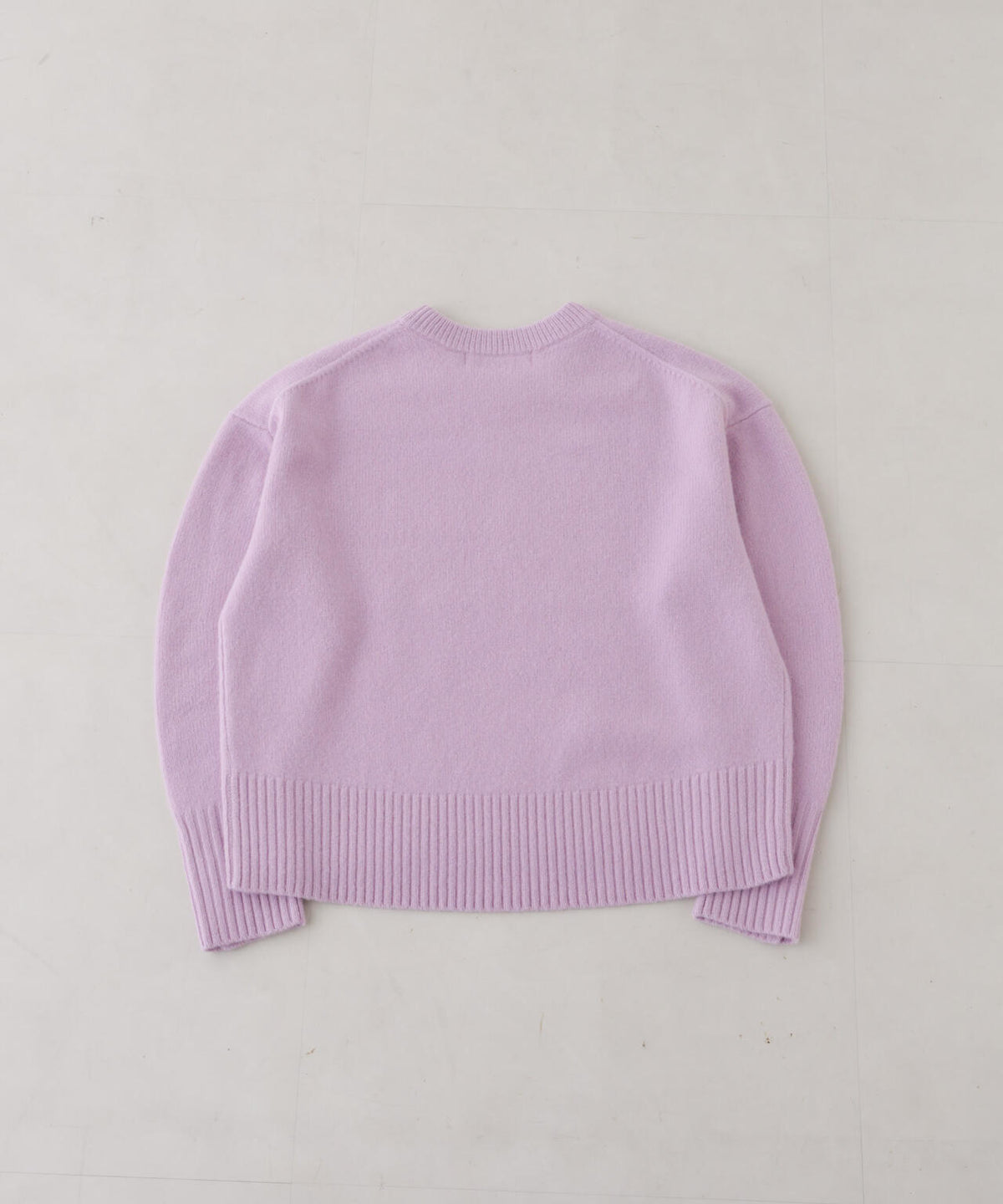 AQUAウールカシミヤクルーネックニットプルオーバー
