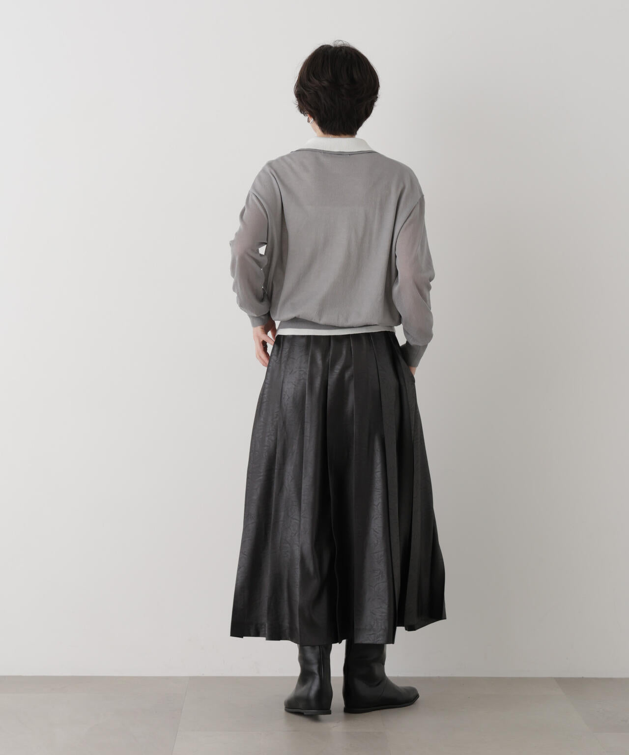 レイヤードライクシアーポロニット