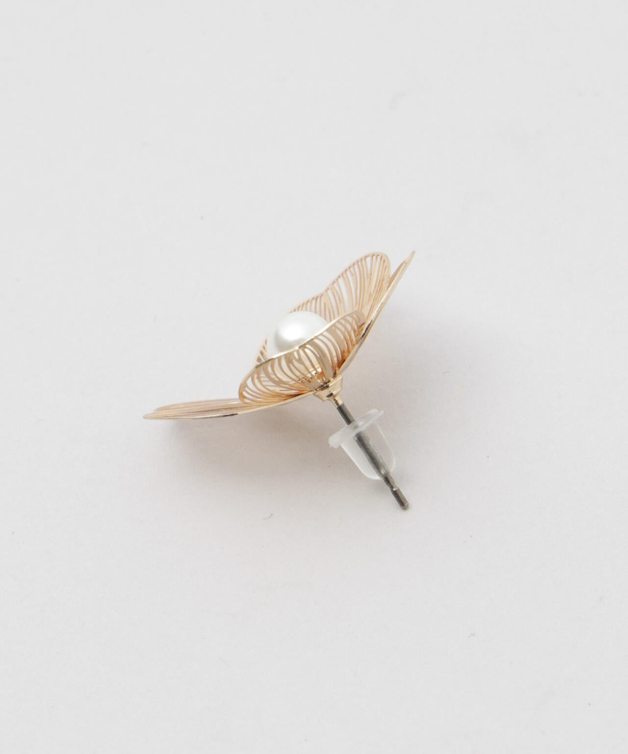 ビッグフラワーピアス
