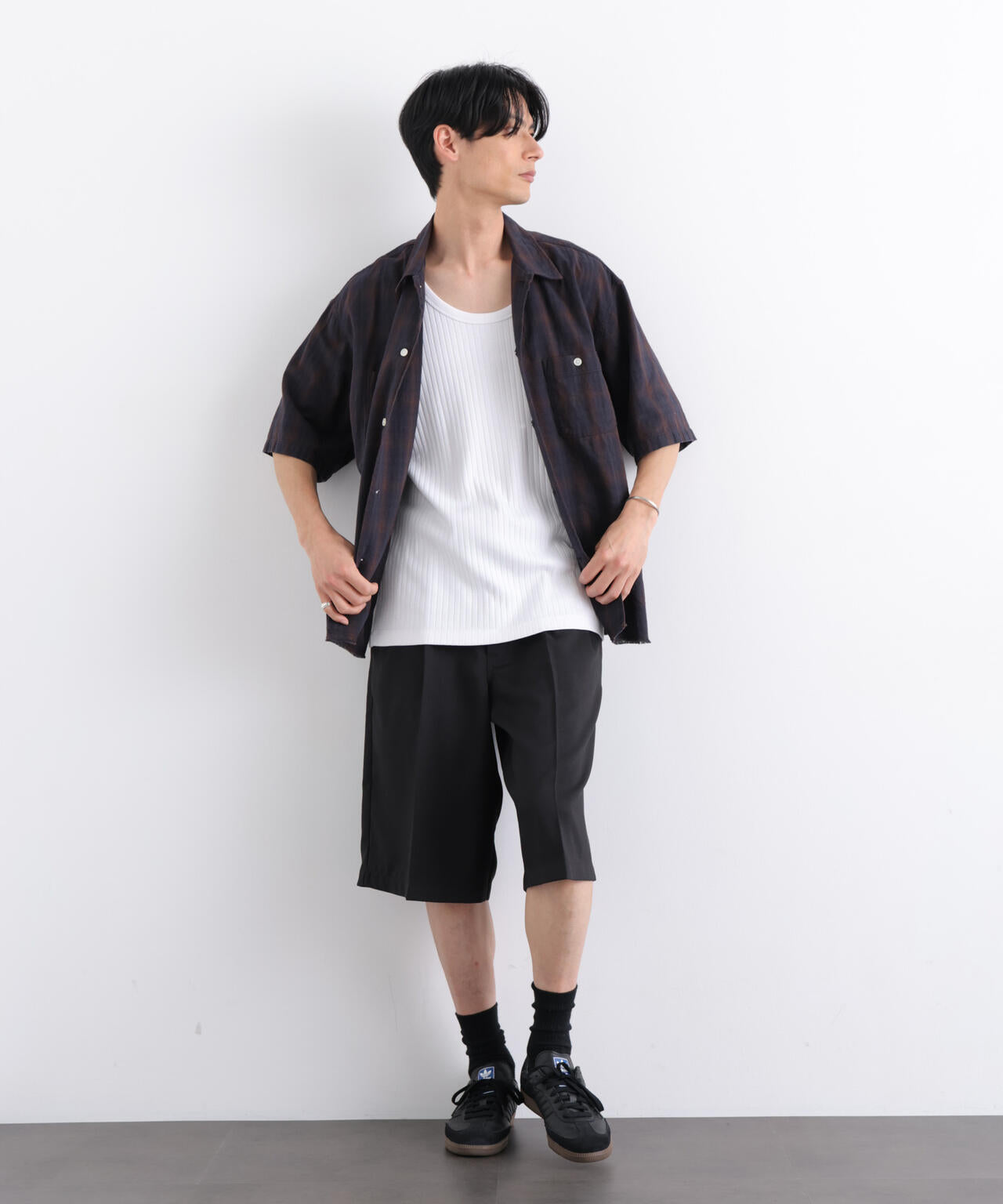 Dickies/別注 Wide Tuck Short Pants