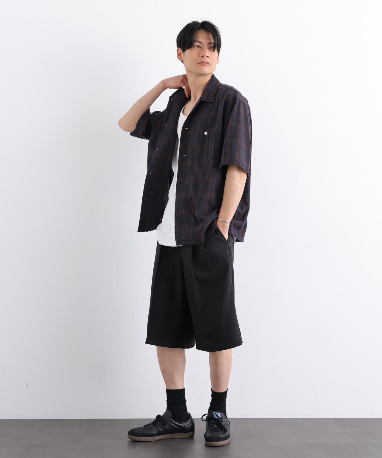 Dickies/別注 Wide Tuck Short Pants
