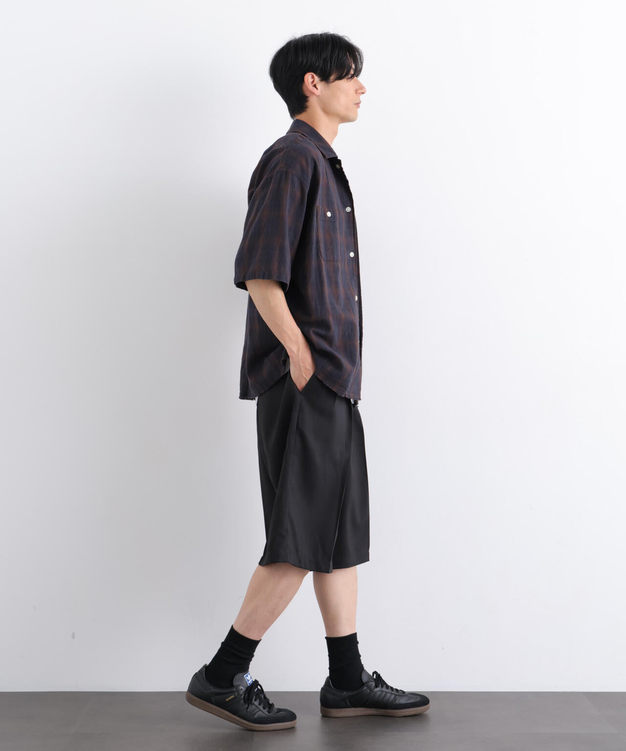 Dickies/別注 Wide Tuck Short Pants
