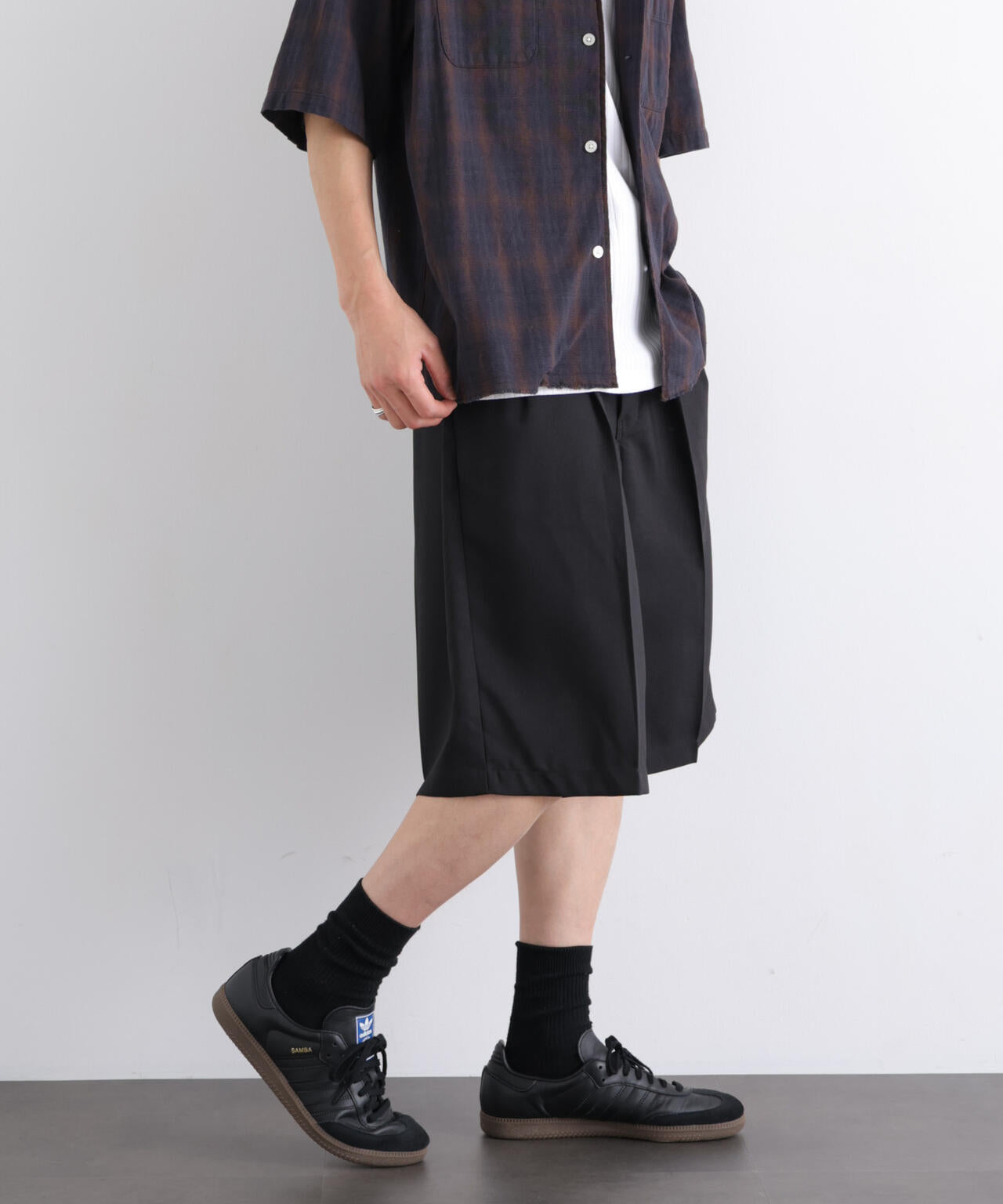 Dickies/別注 Wide Tuck Short Pants