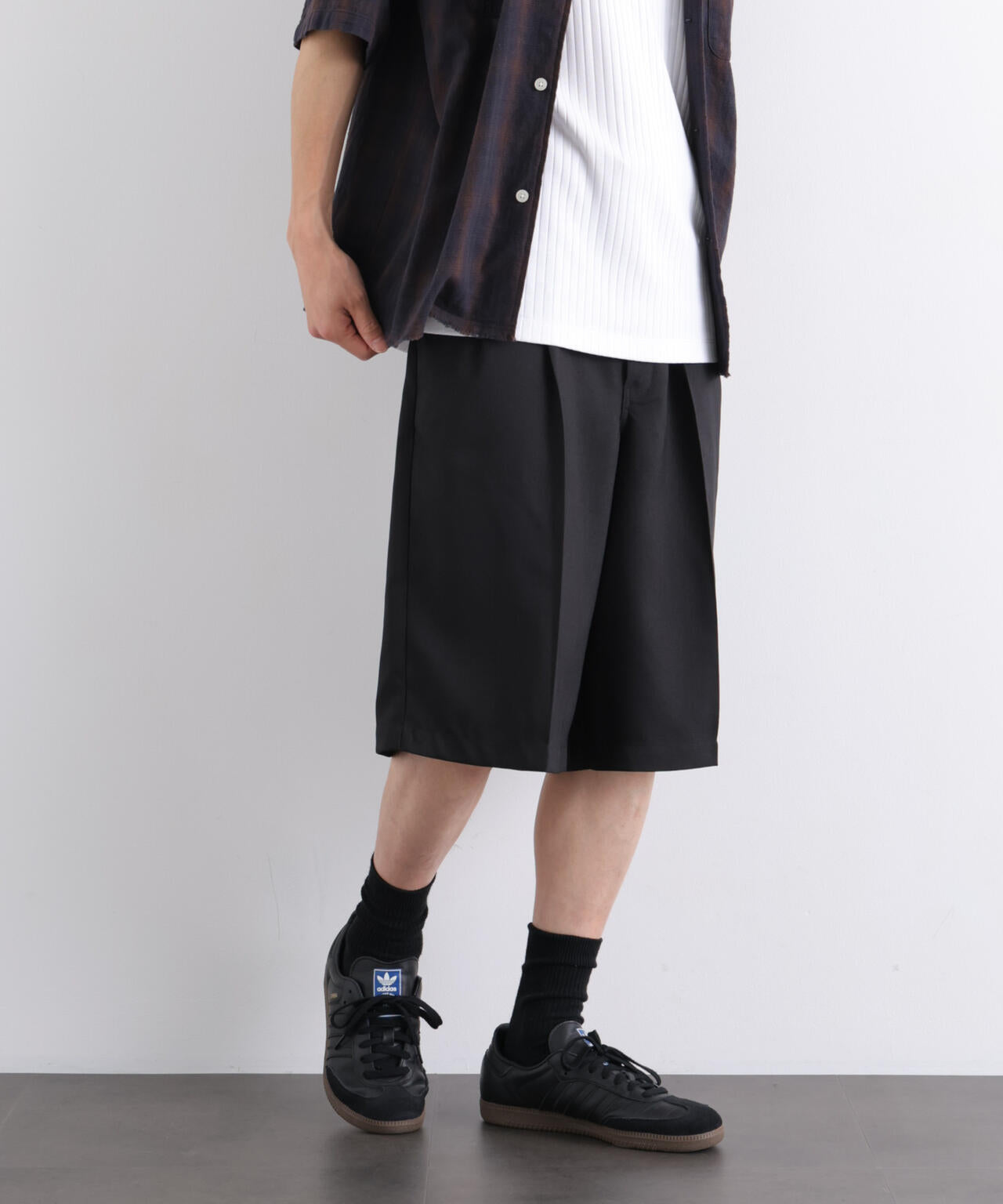 Dickies/別注 Wide Tuck Short Pants