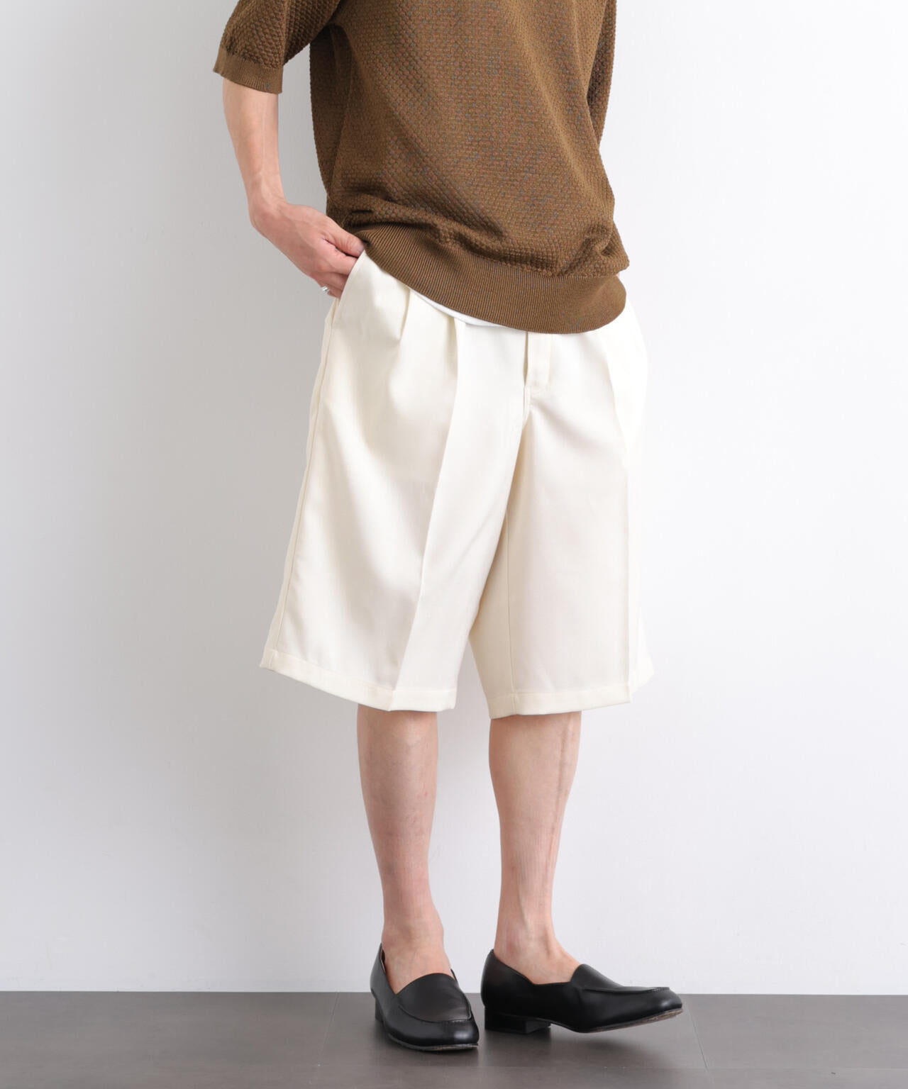 Dickies/別注 Wide Tuck Short Pants
