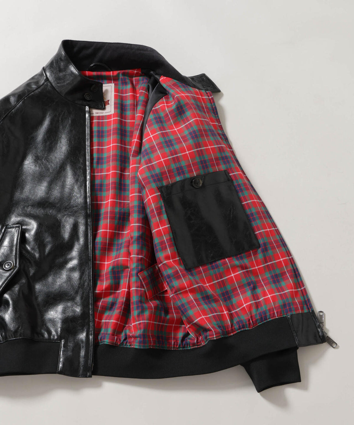BARACUTA/別注 G9 フェイクレザー ショート ブルゾン