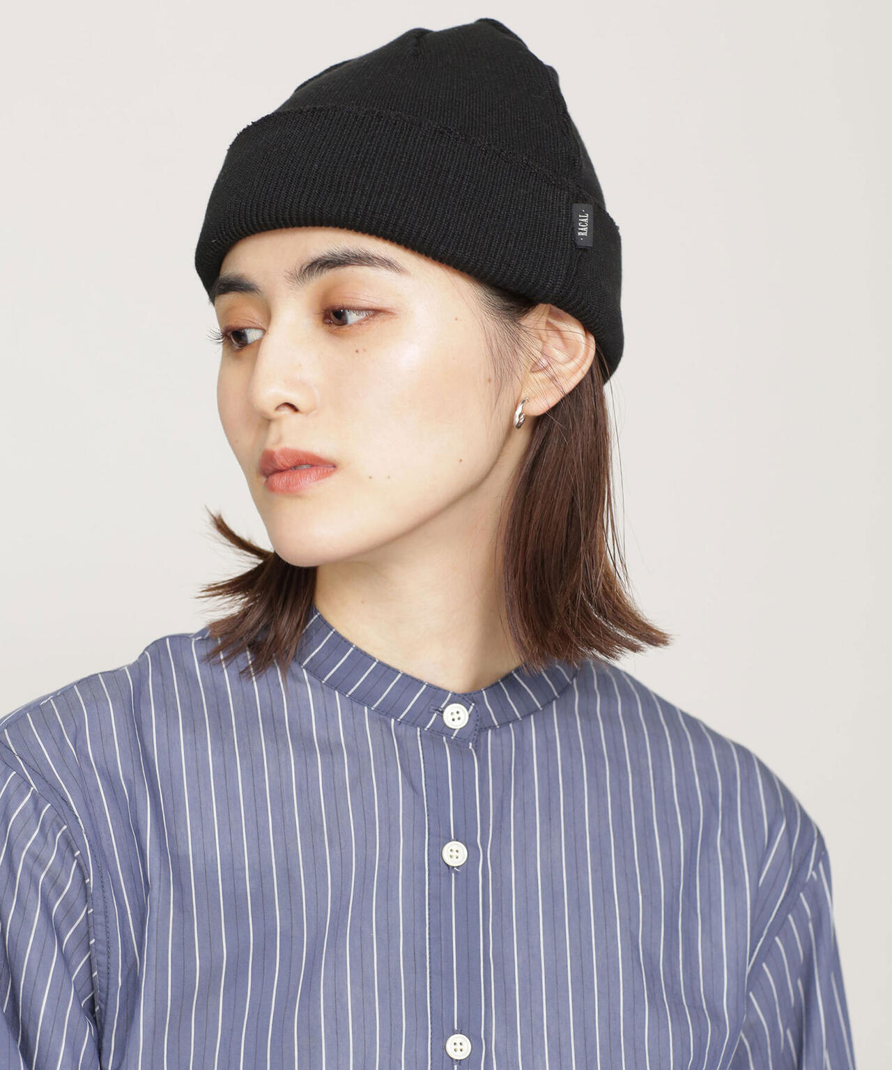 RACAL/別注リバーシブルロールニットキャップ