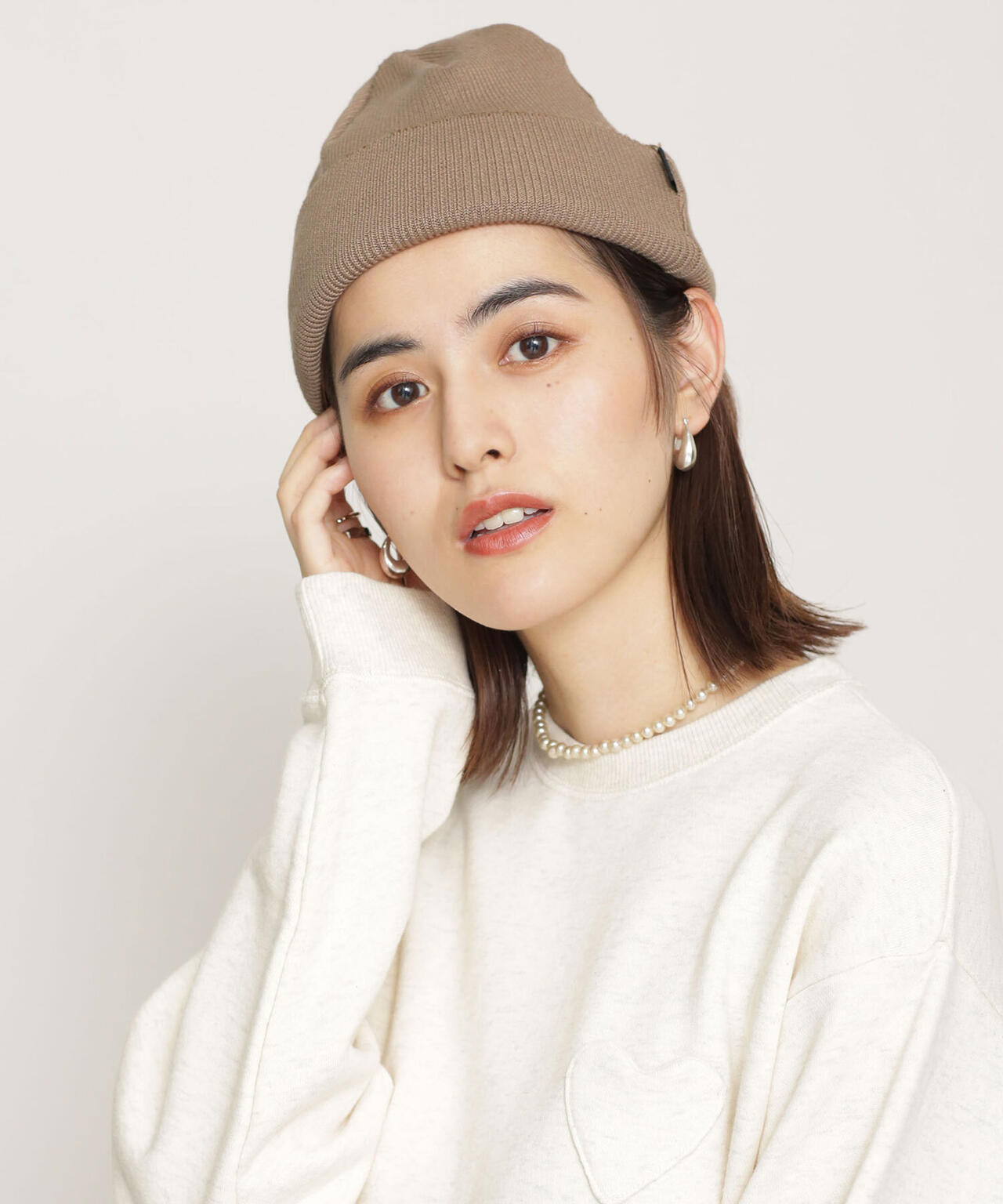 RACAL/別注リバーシブルロールニットキャップ