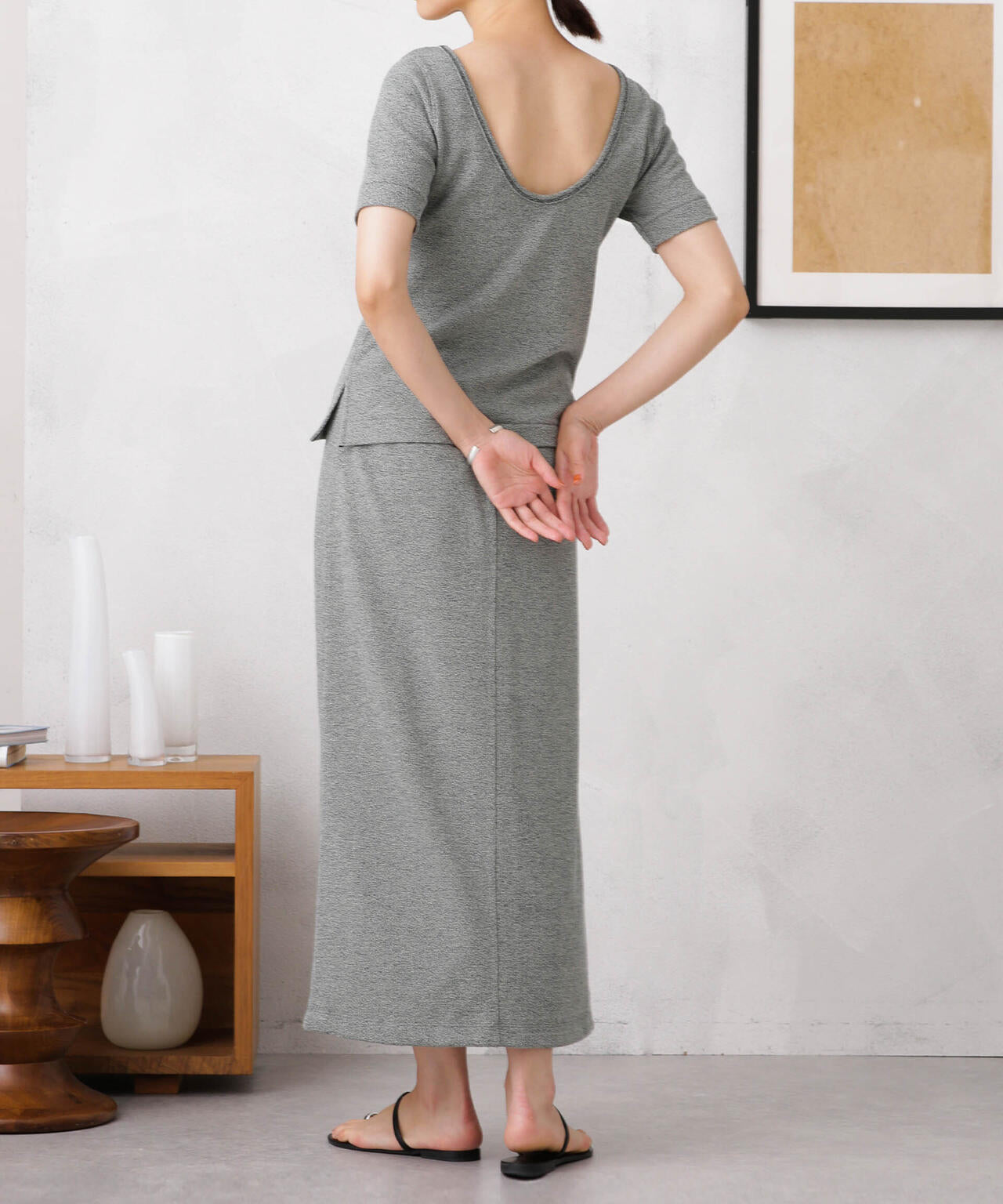 YLEVE/HIGH TWIST BOUCLE JERSEY SK