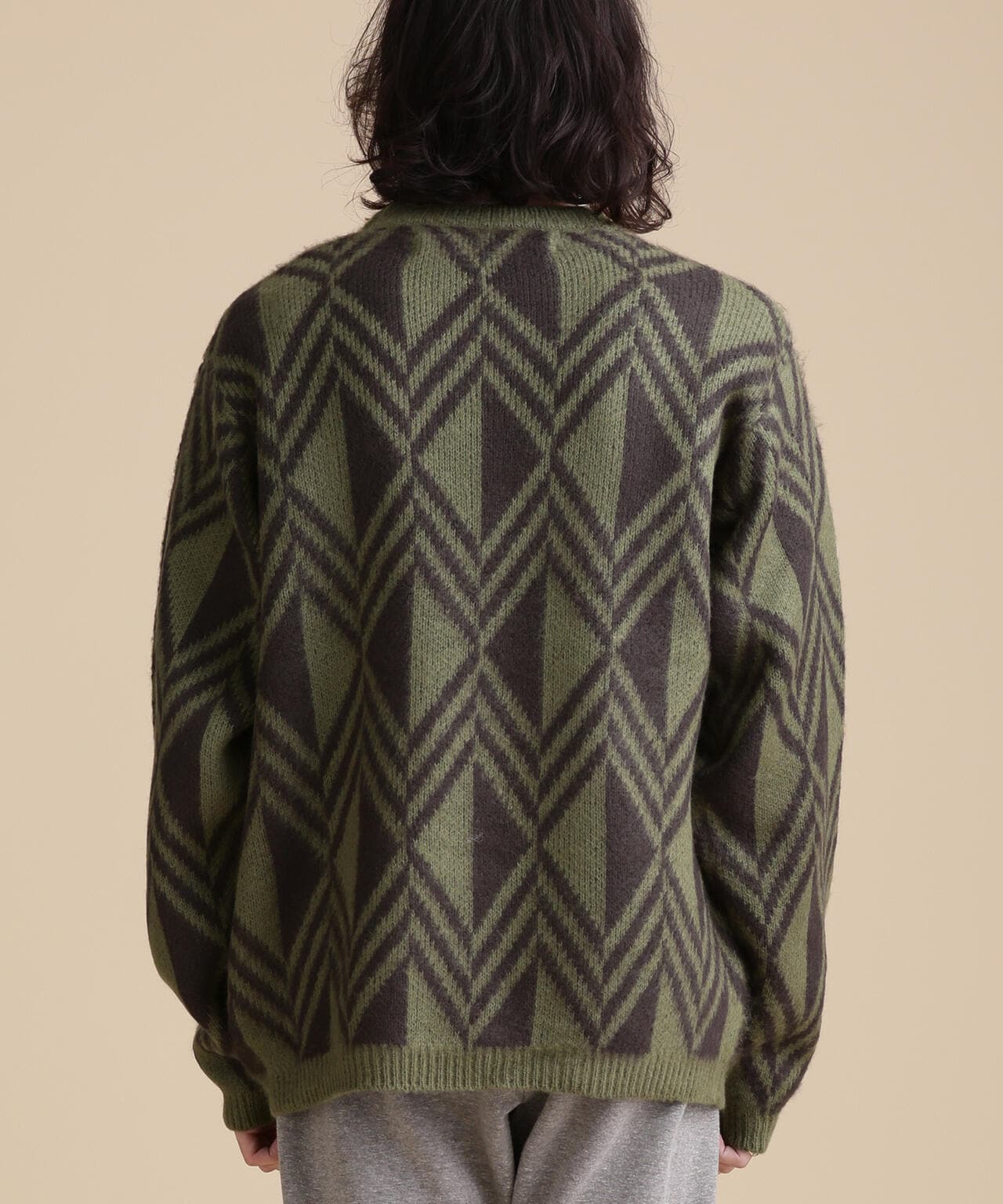 LB.04/幾何学柄ニット | NANO universe（ナノ・ユニバース） ｜【公式