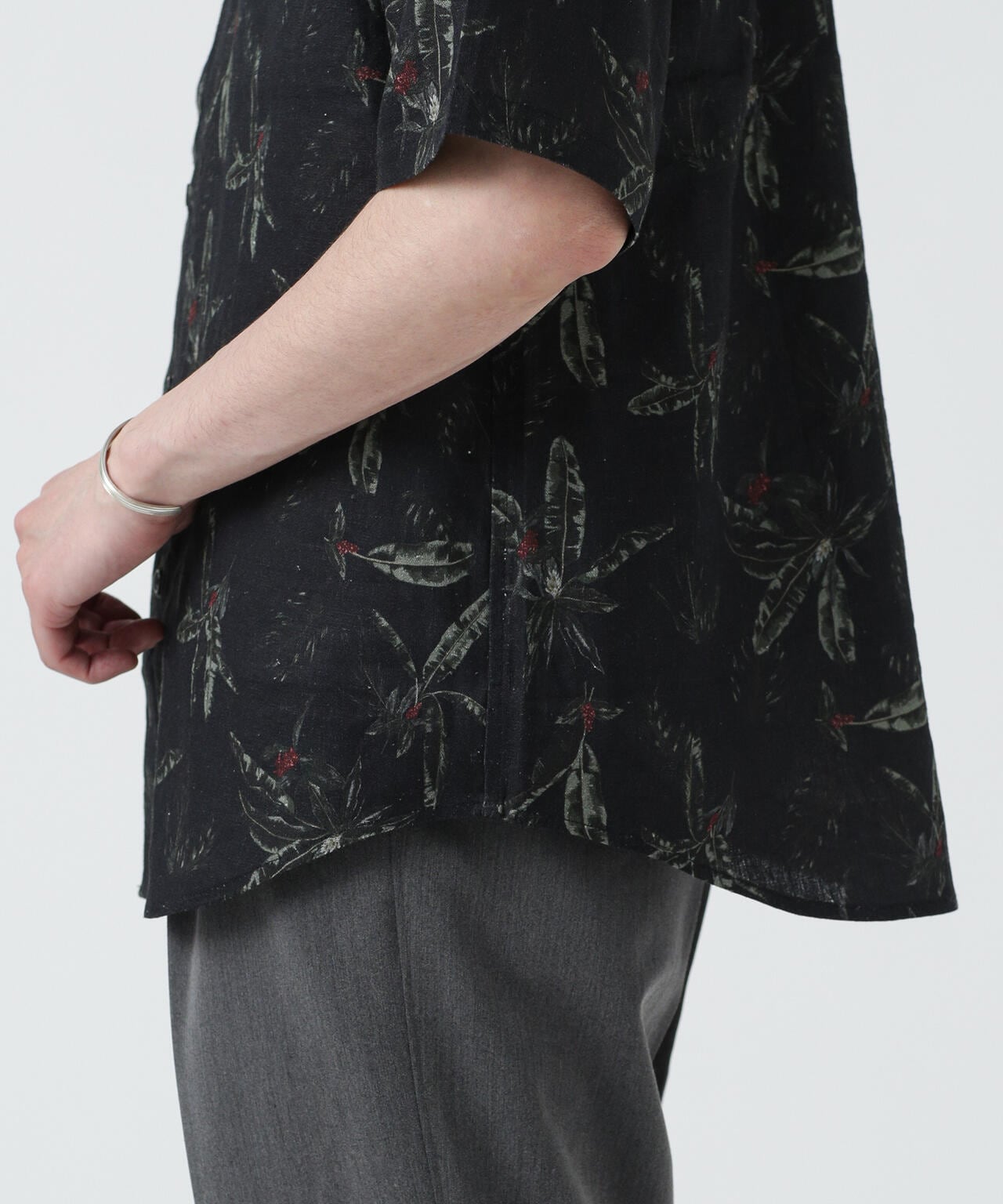 LB.04/フレンチリネンダークアロハ 半袖 | NANO universe（ナノ