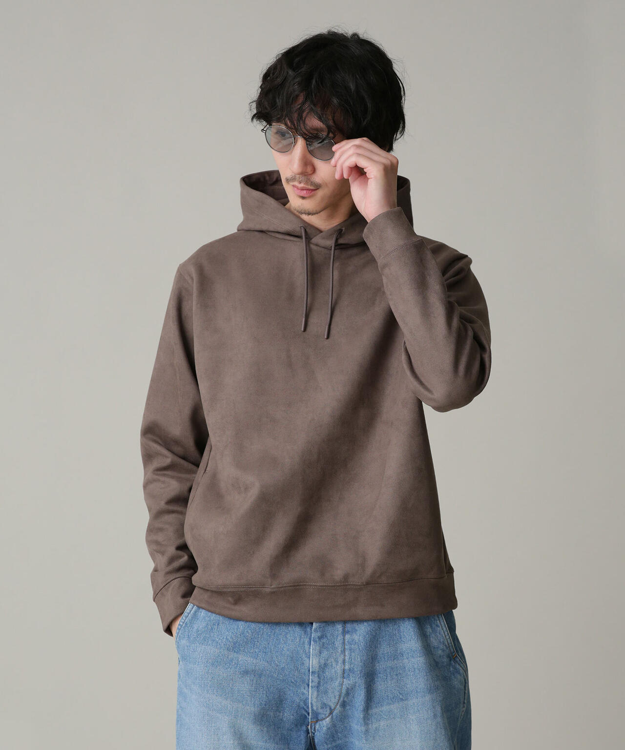 LB.04/フェイクスウェードフーディー