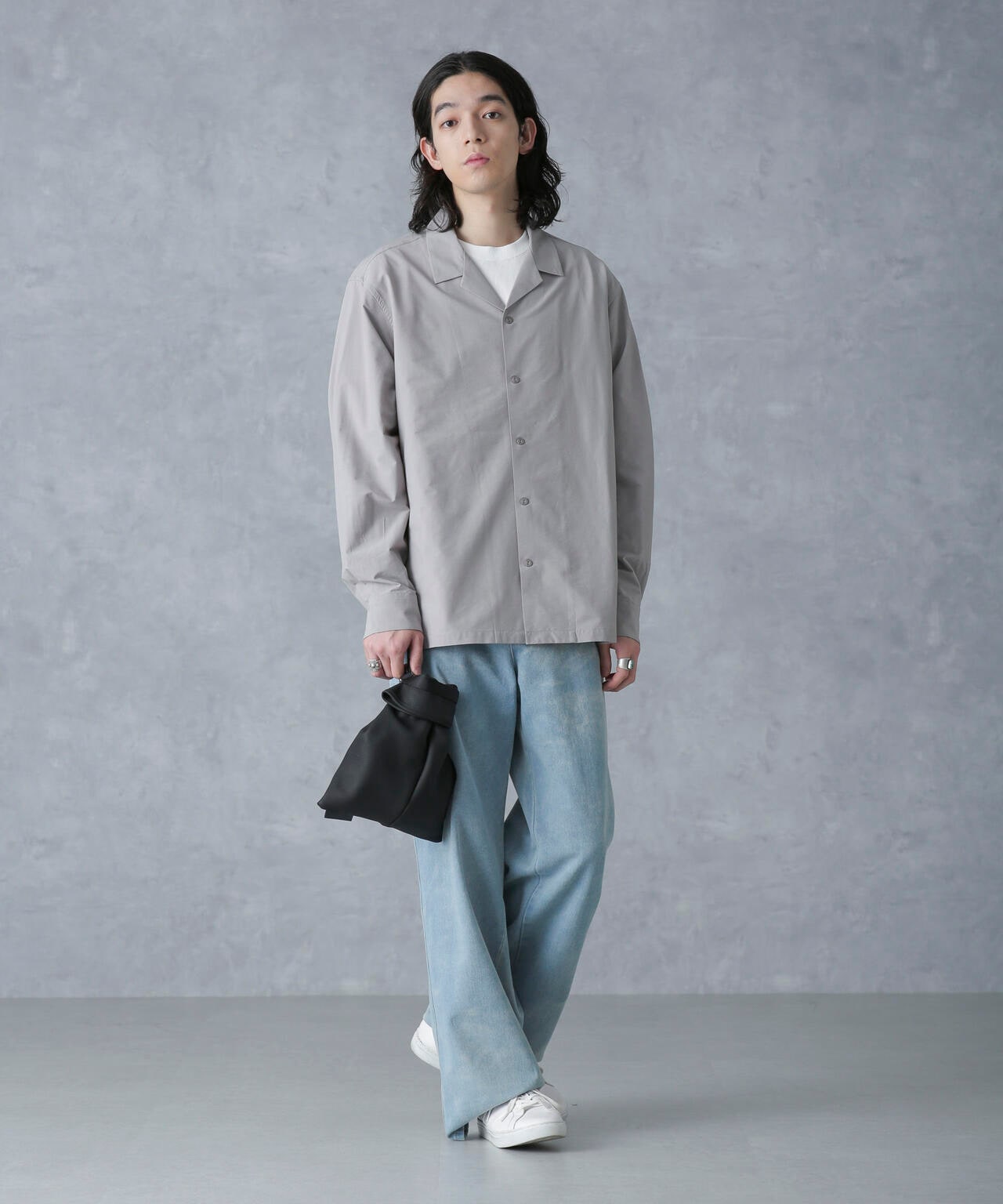 バナナフィッシュ　ライトブルーロングシャツ バナナフィッシュ ライトブルーロングシャツ アッシュ リンクス