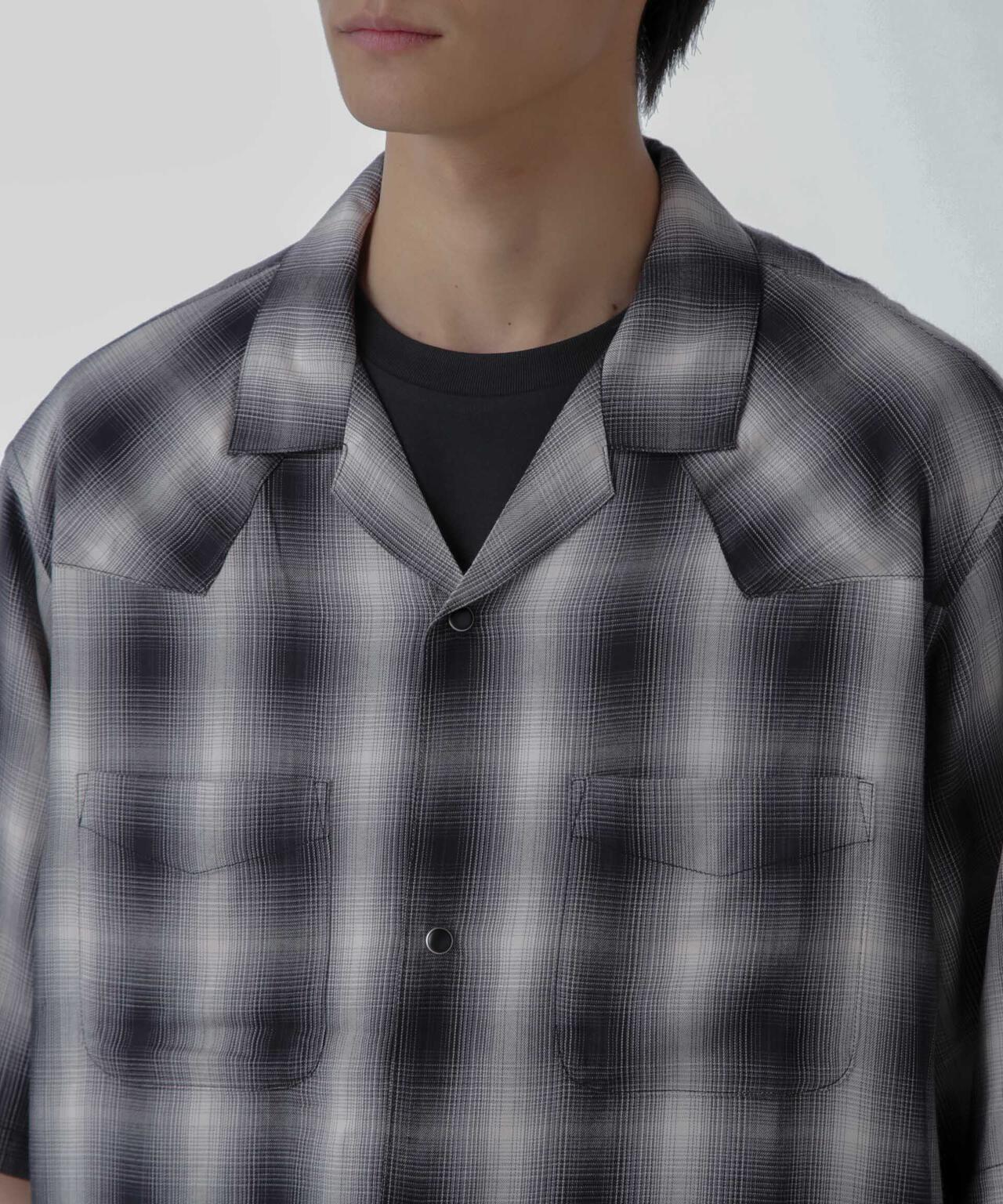 【24aw】 nanamica オンブレチェックシャツ レーヨン混 24aw】 nanamica オンブレチェックシャツ レーヨン混 - メルカリ