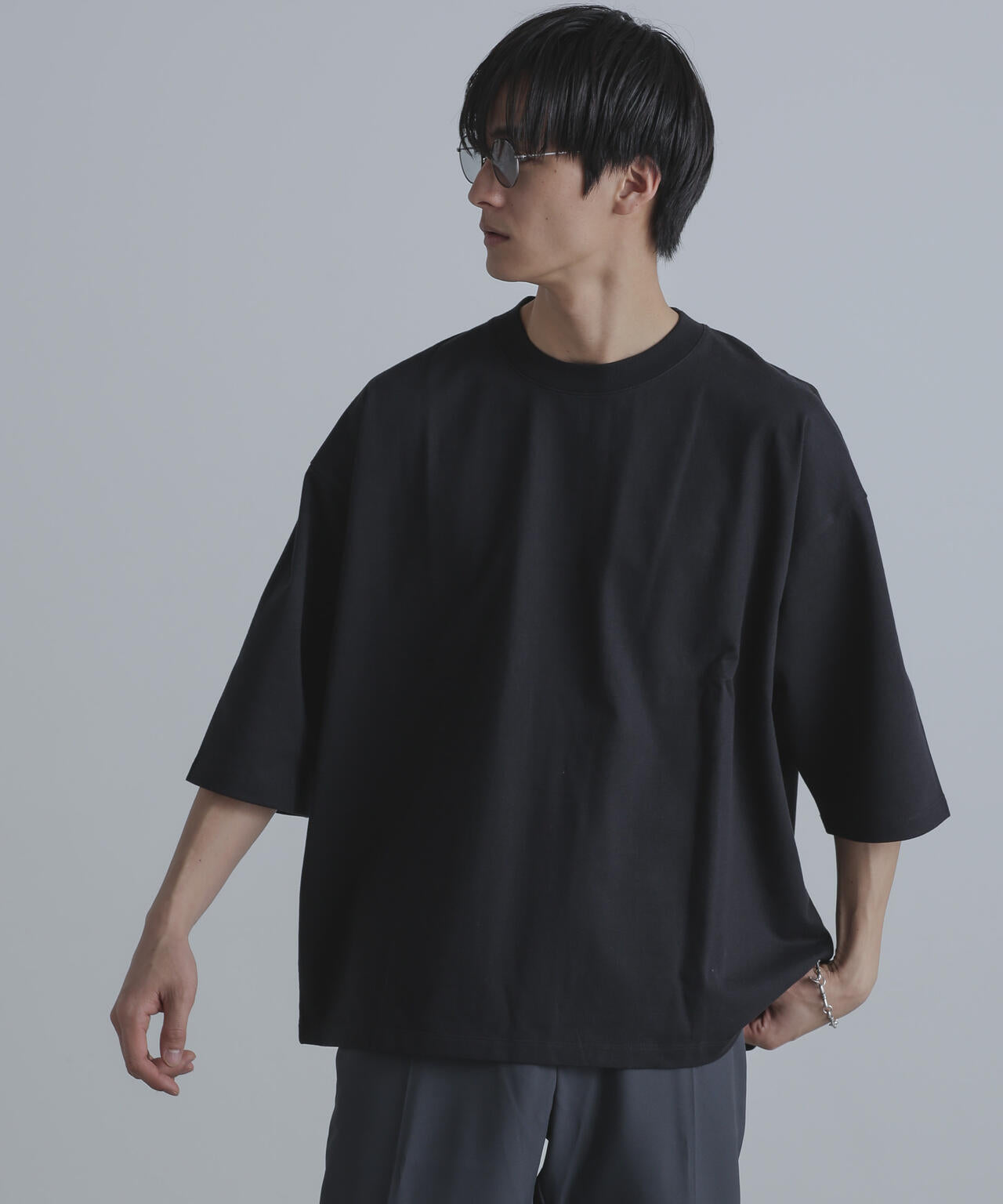 ルーズフィットワイドスリーブPO 7分袖