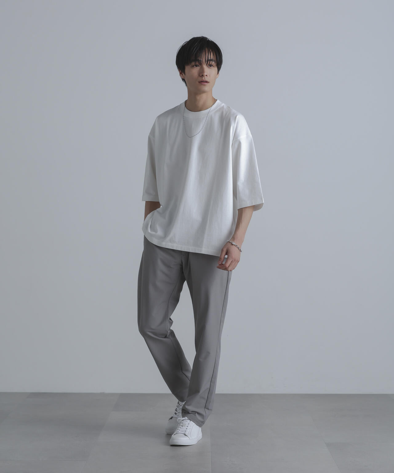 ルーズフィットワイドスリーブPO 7分袖