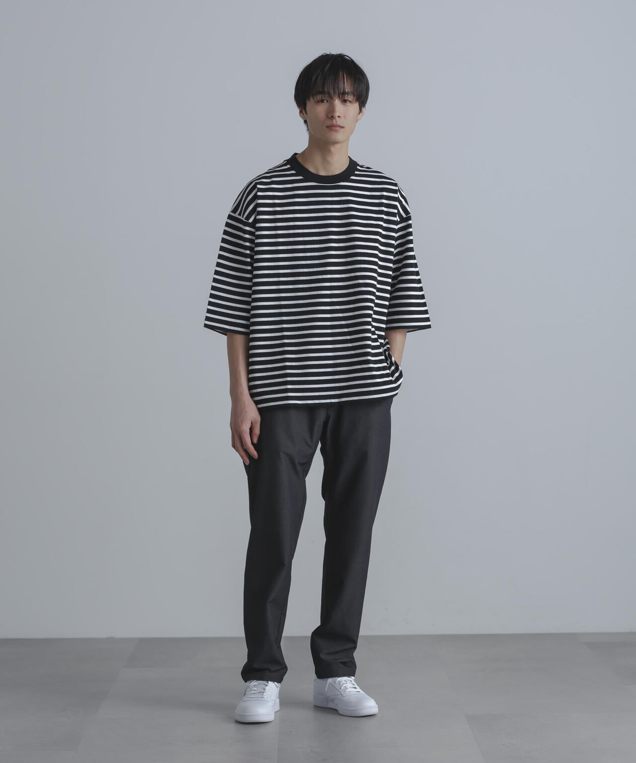 ルーズフィットワイドスリーブPO 7分袖